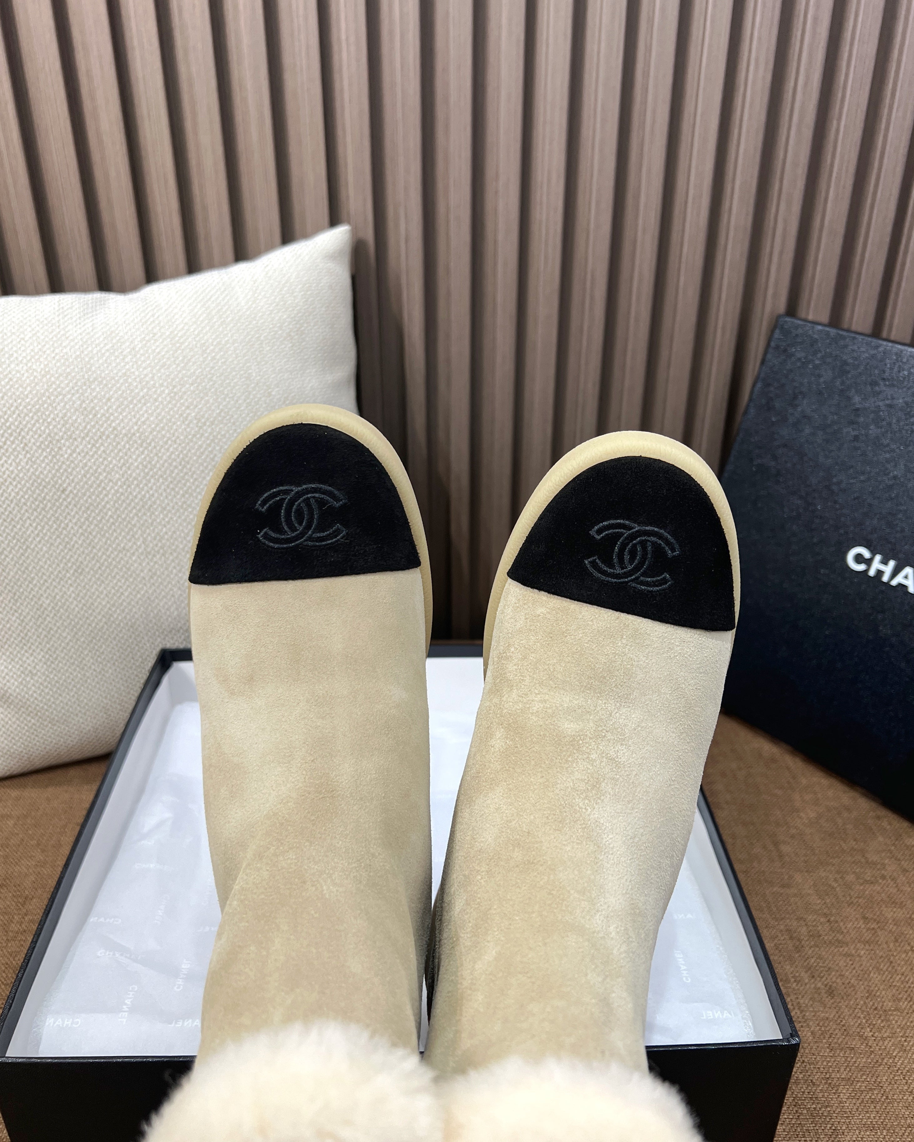 C 스노우 첼시 부츠
