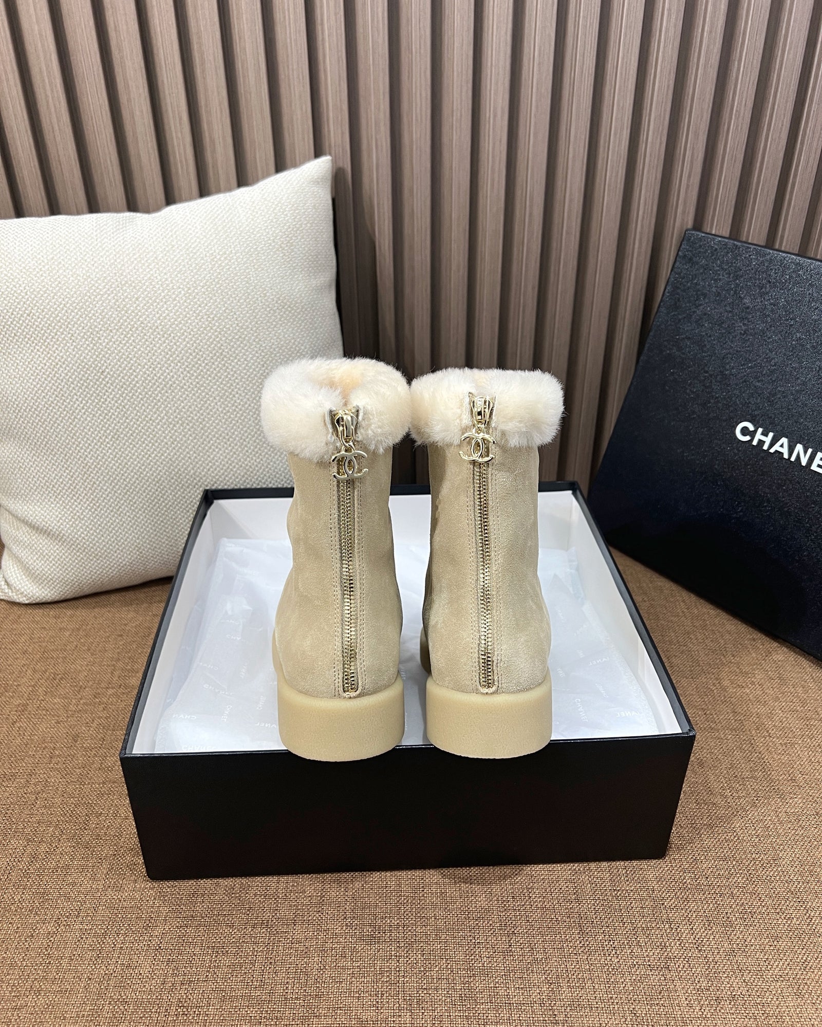 C 스노우 첼시 부츠