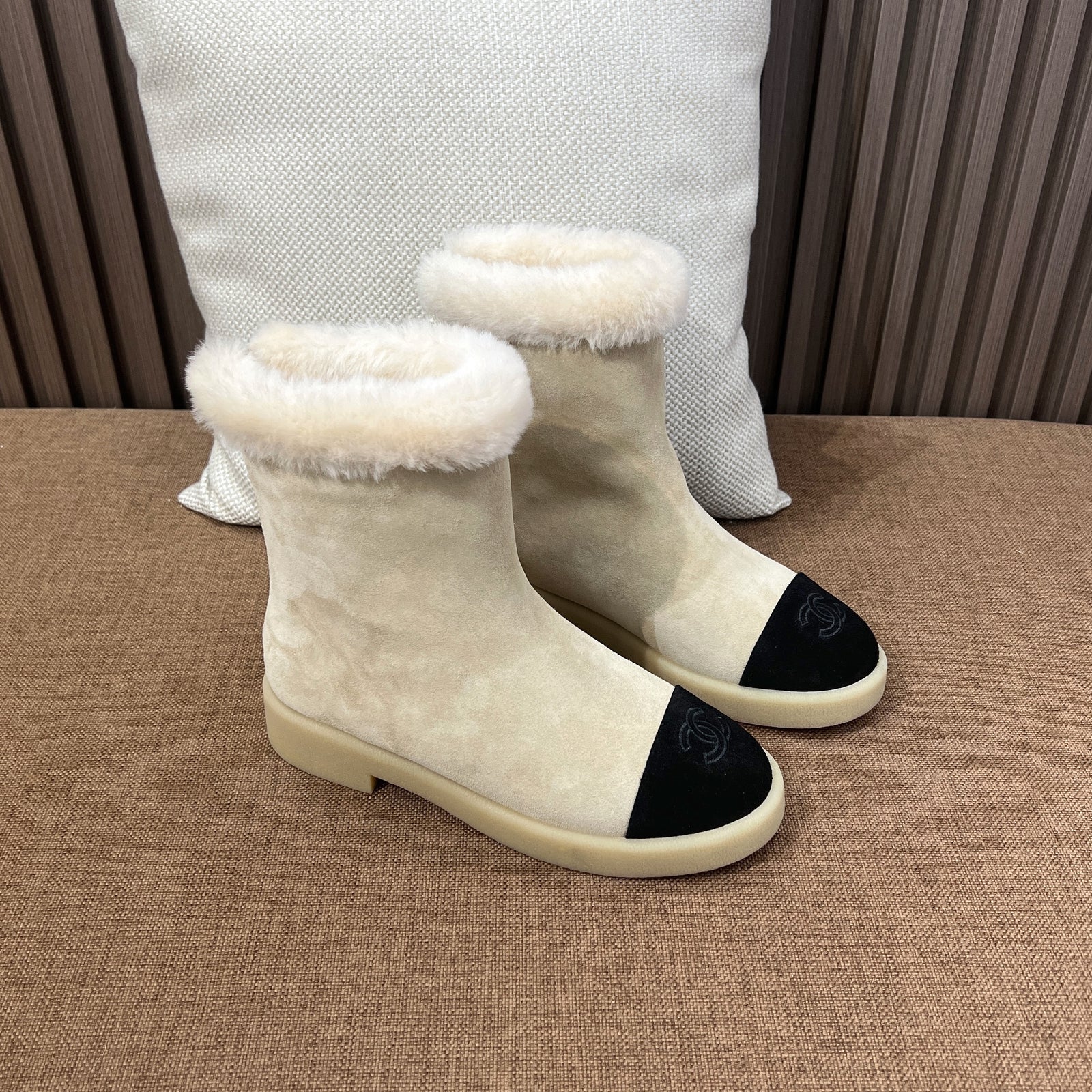 C 스노우 첼시 부츠