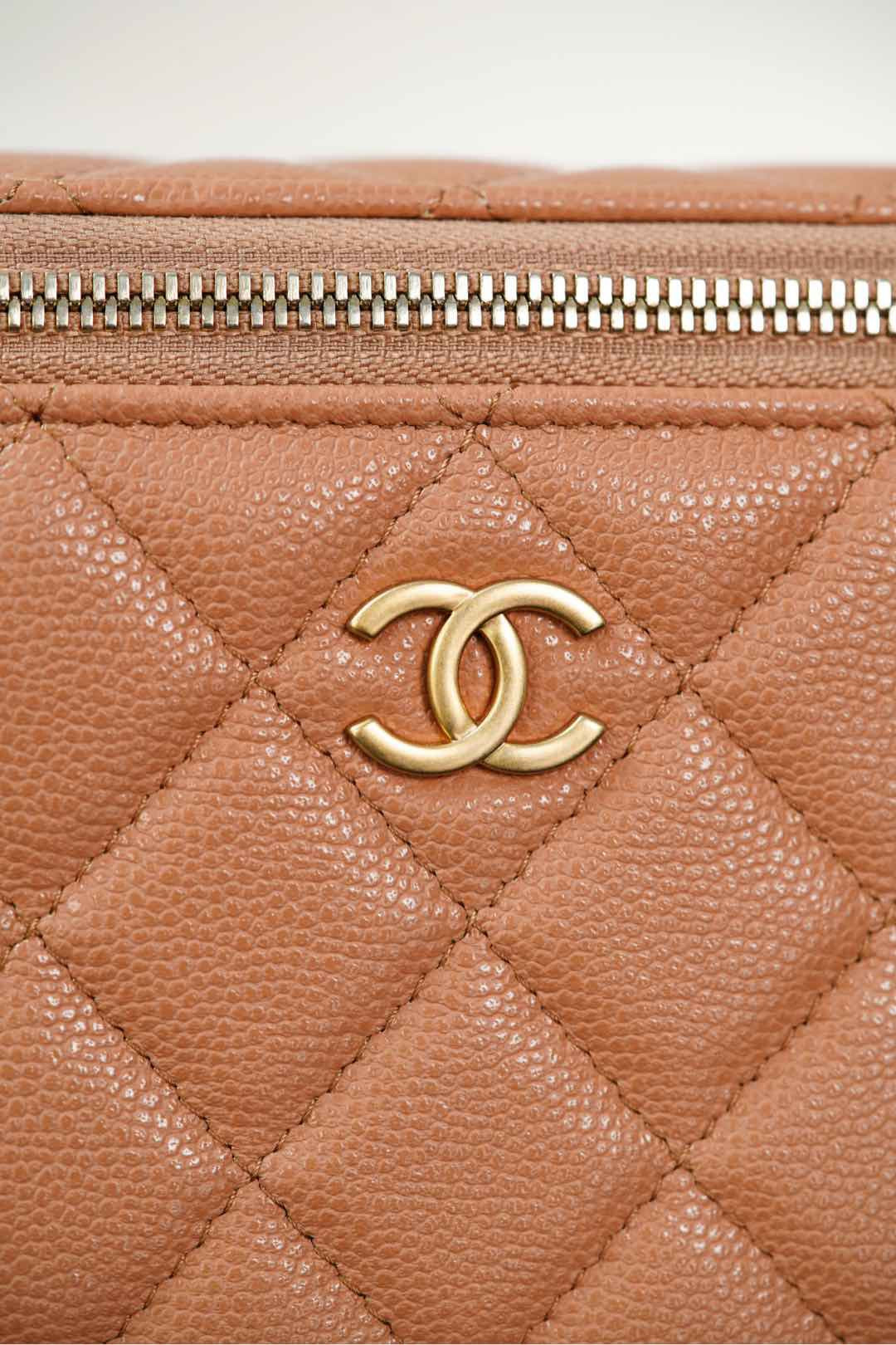 C 체인 코스메틱 메이크 베니티백