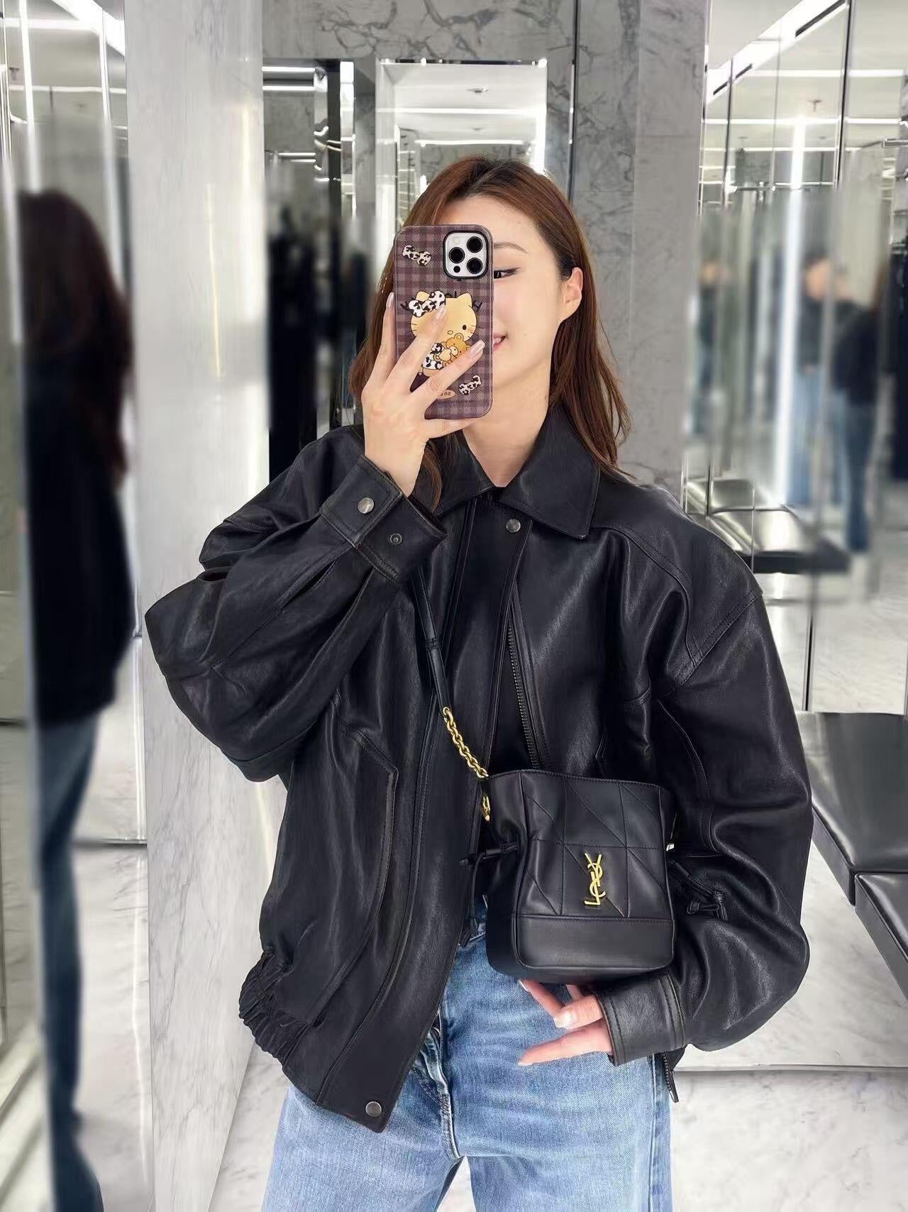 생로랑 제이미 미니 숄더 파우치