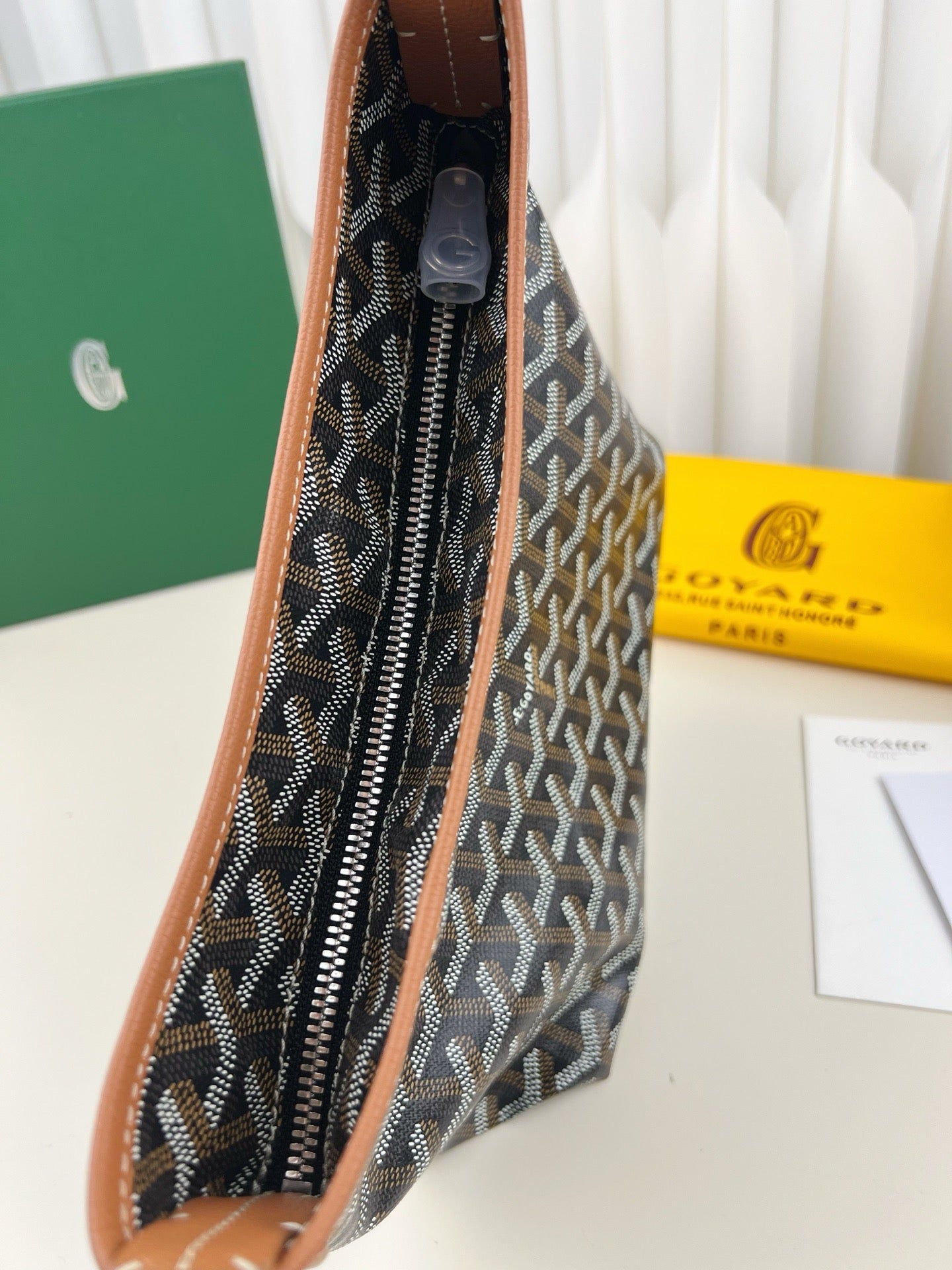 고야드 보헴  호보백 미니 (블랙탄)