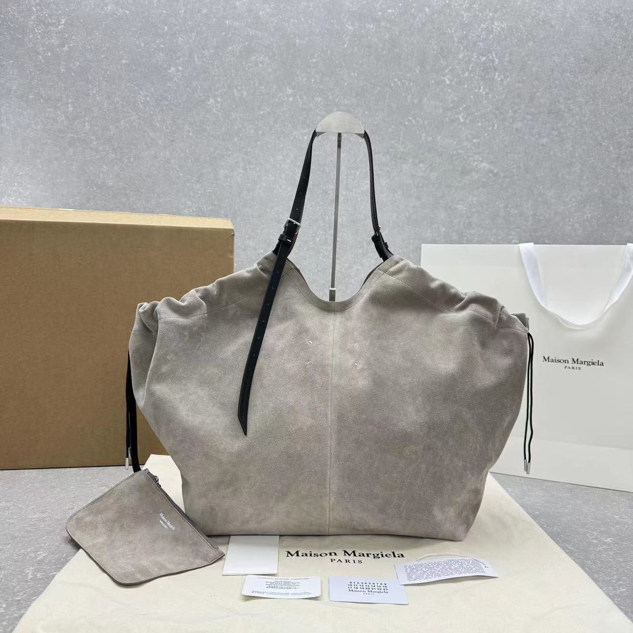 메종 마르지엘라 드로스트링 쇼핑백