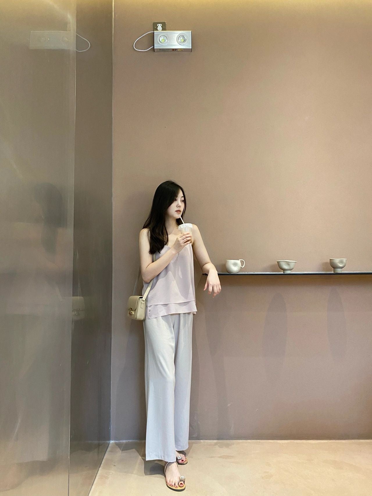 CEL 트리옹프 숄더백 틴