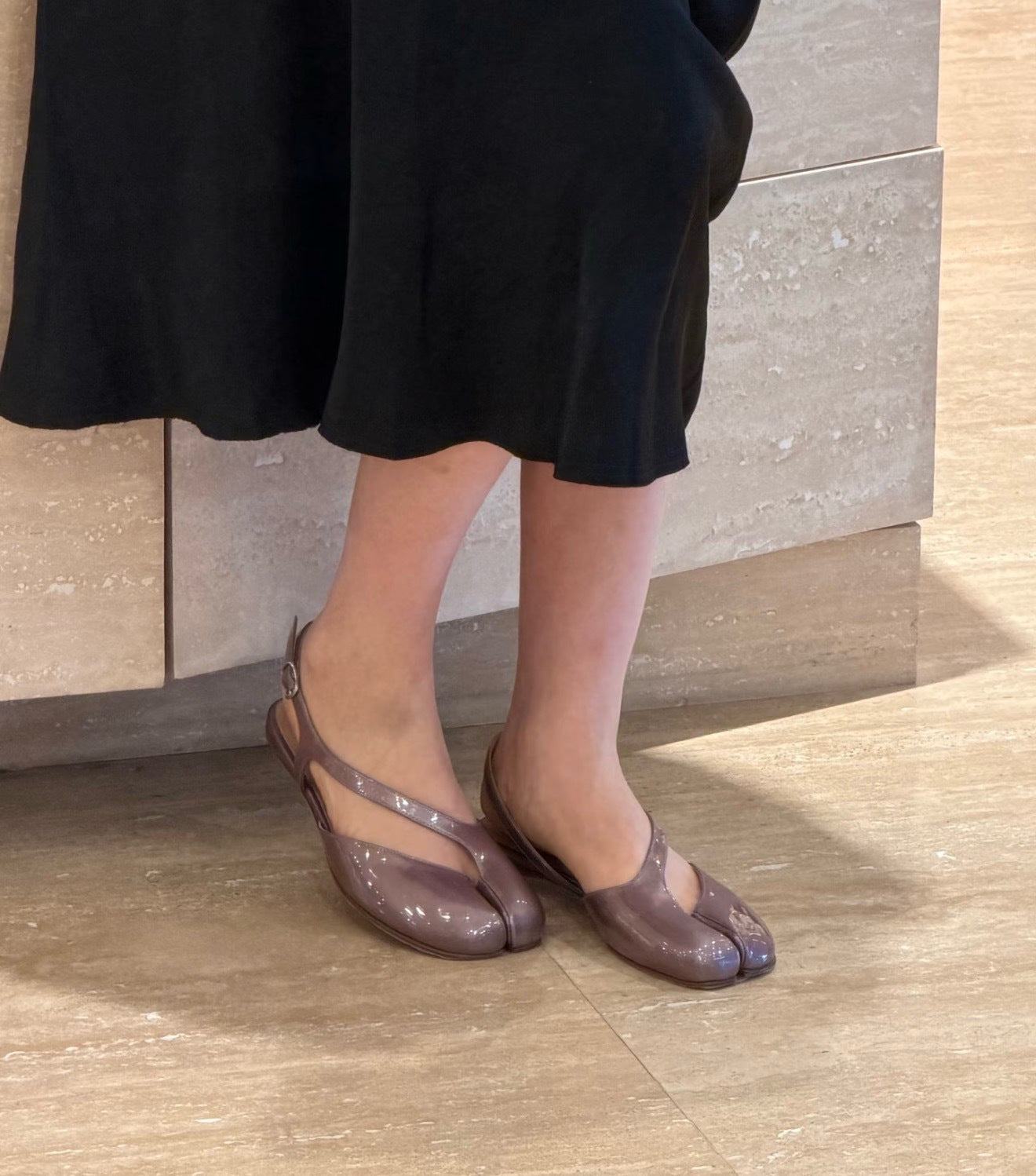 메종마르지엘라 타비 슬링백 샌들