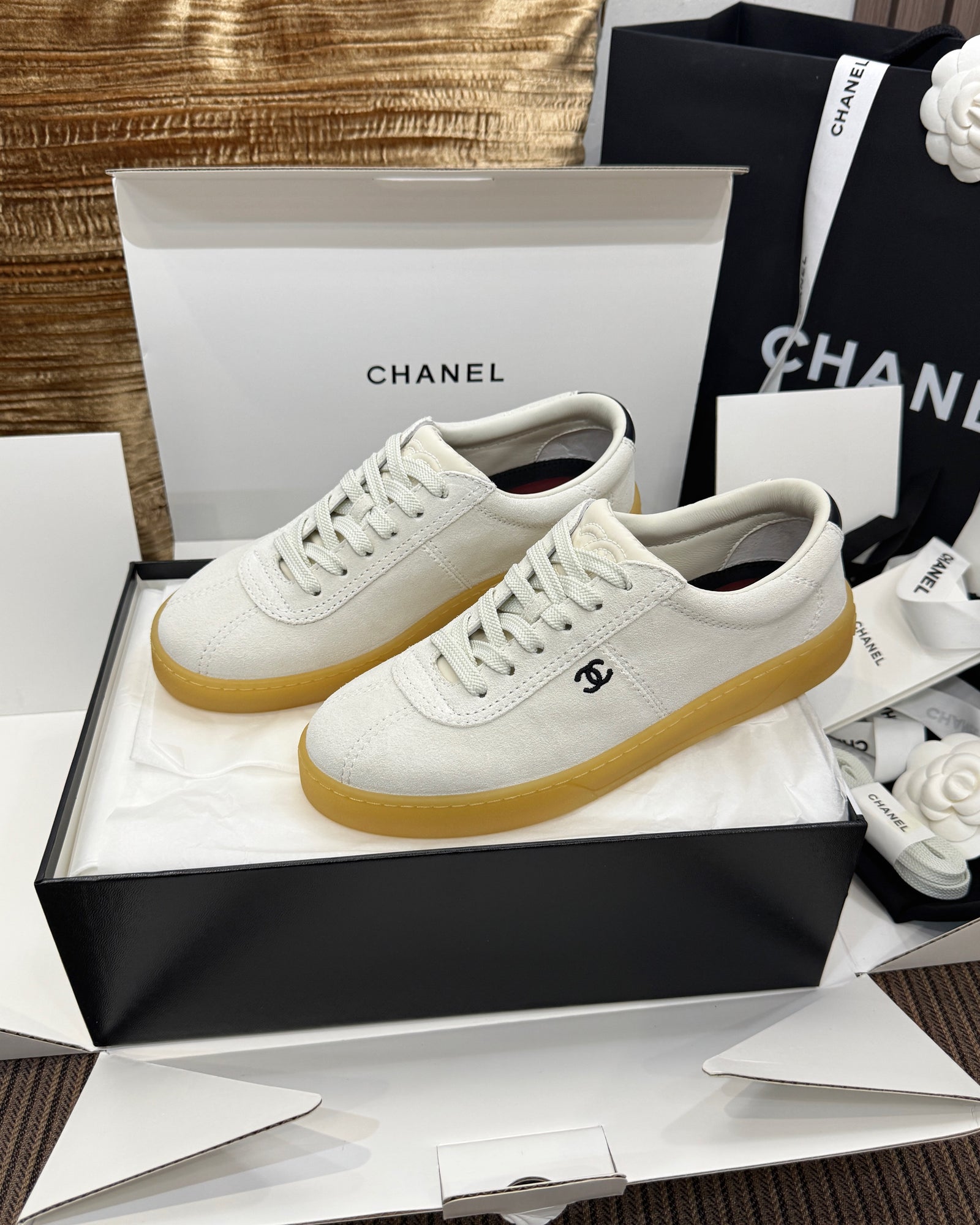 C 벨벳 카프스킨 독일군 스니커즈