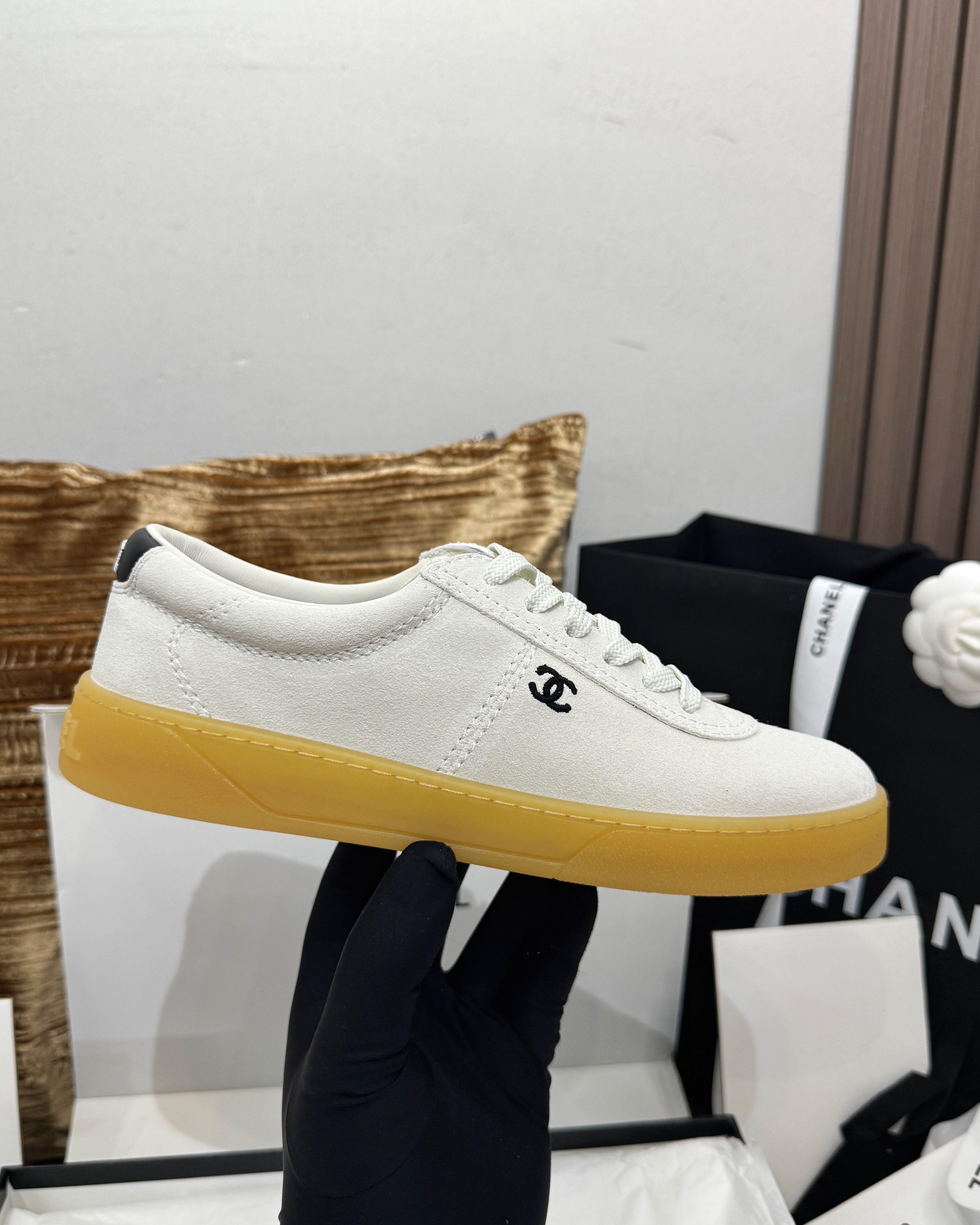 C 벨벳 카프스킨 독일군 스니커즈
