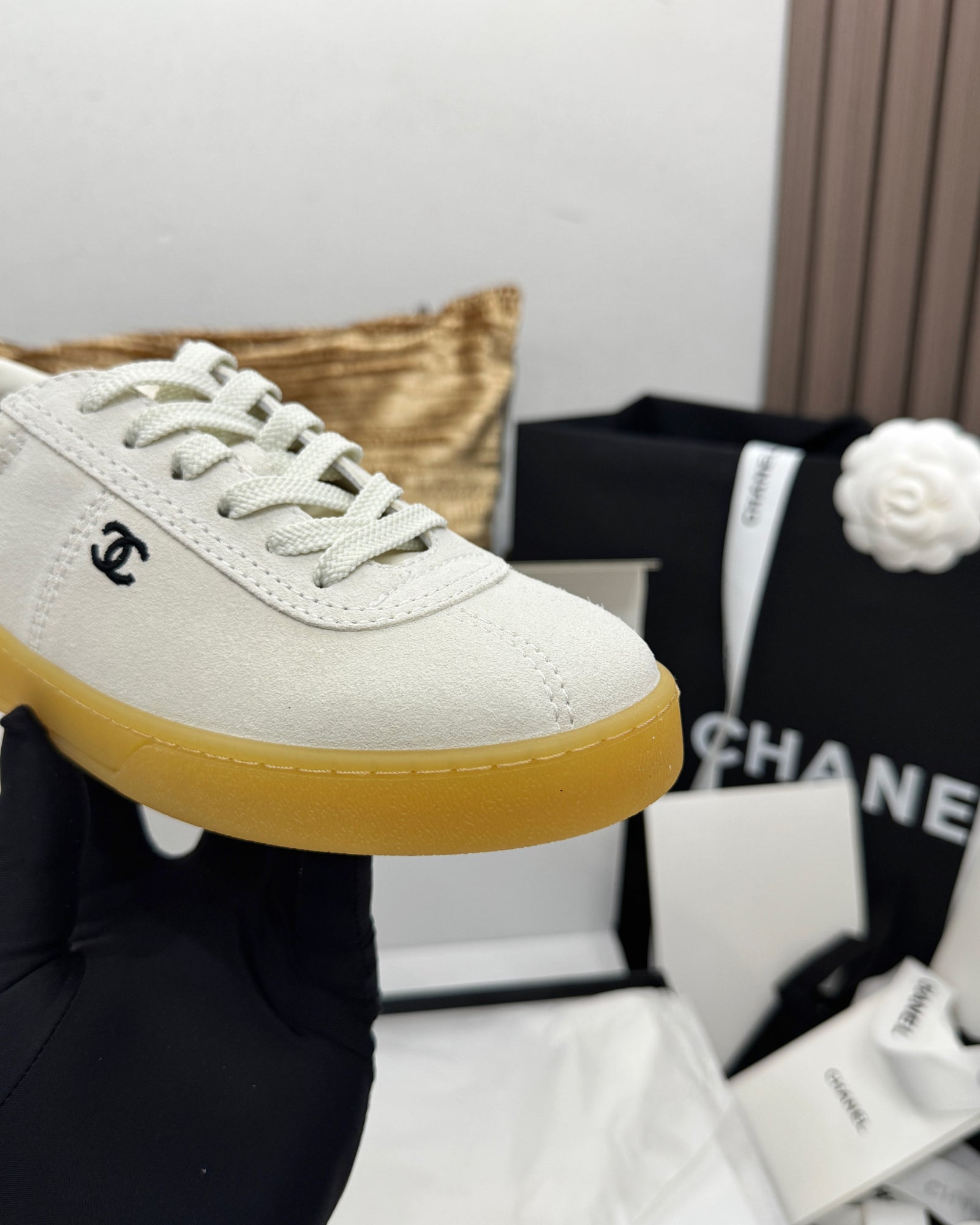 C 벨벳 카프스킨 독일군 스니커즈