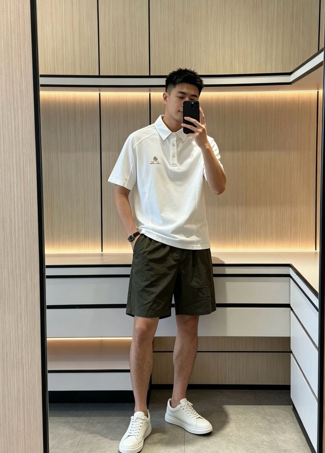 LP 로고 폴로 셔츠