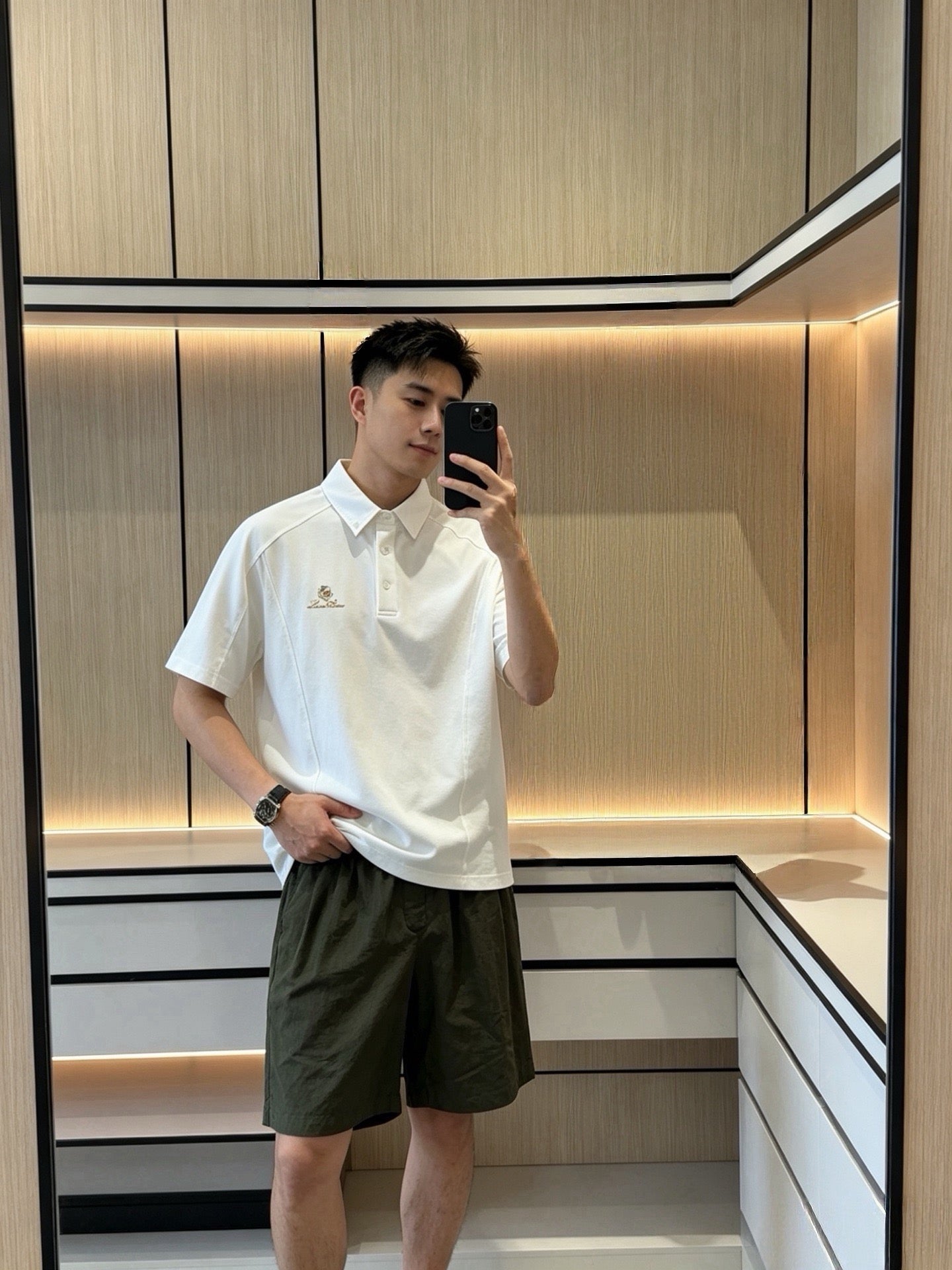 LP 로고 폴로 셔츠