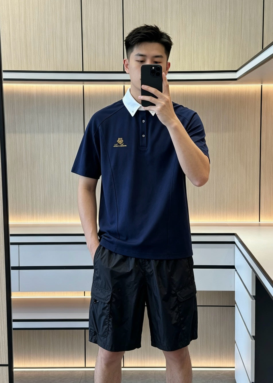 LP 로고 폴로 셔츠