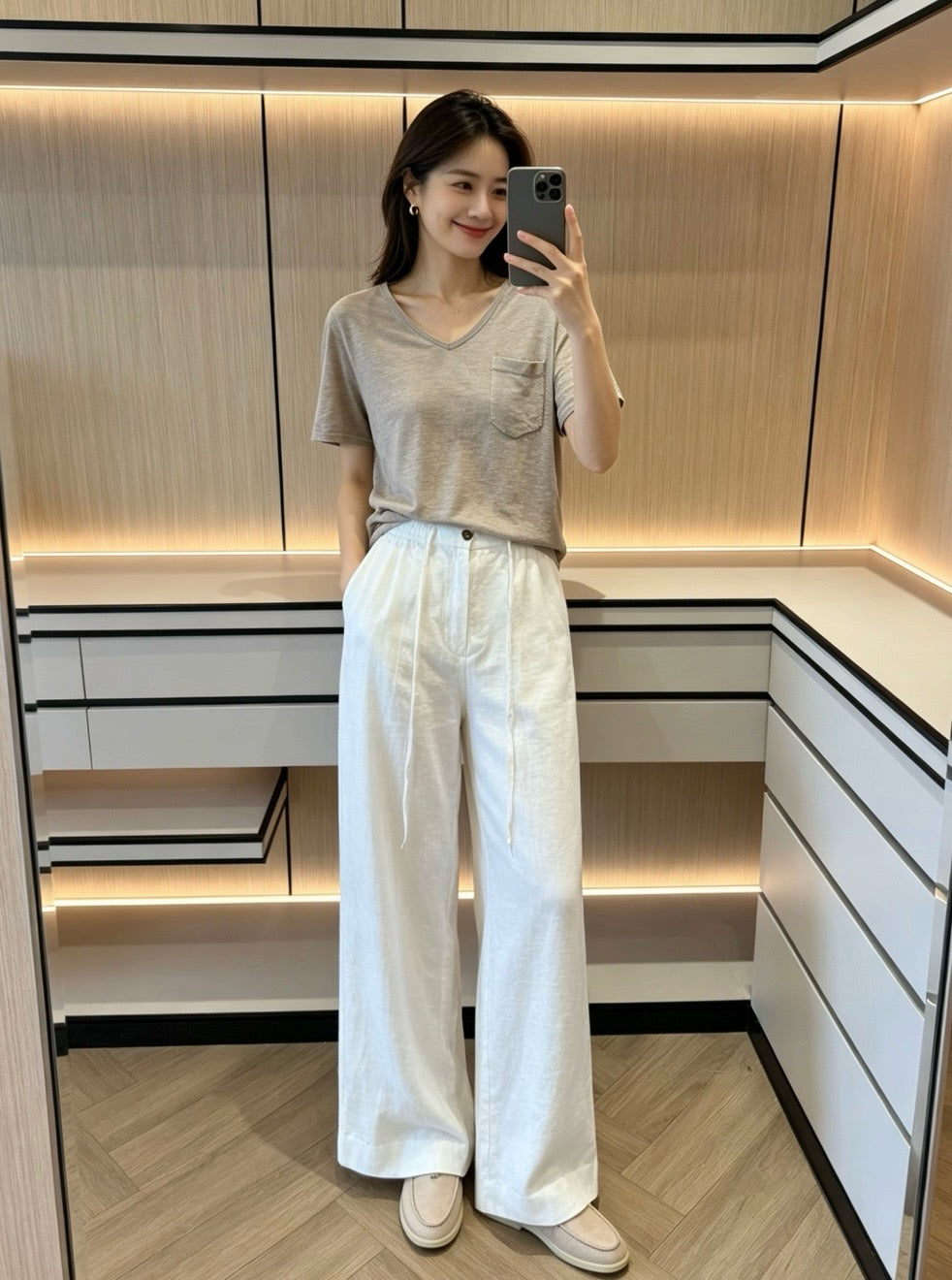 브루넬로 쿠치넬리 포켓 티셔츠