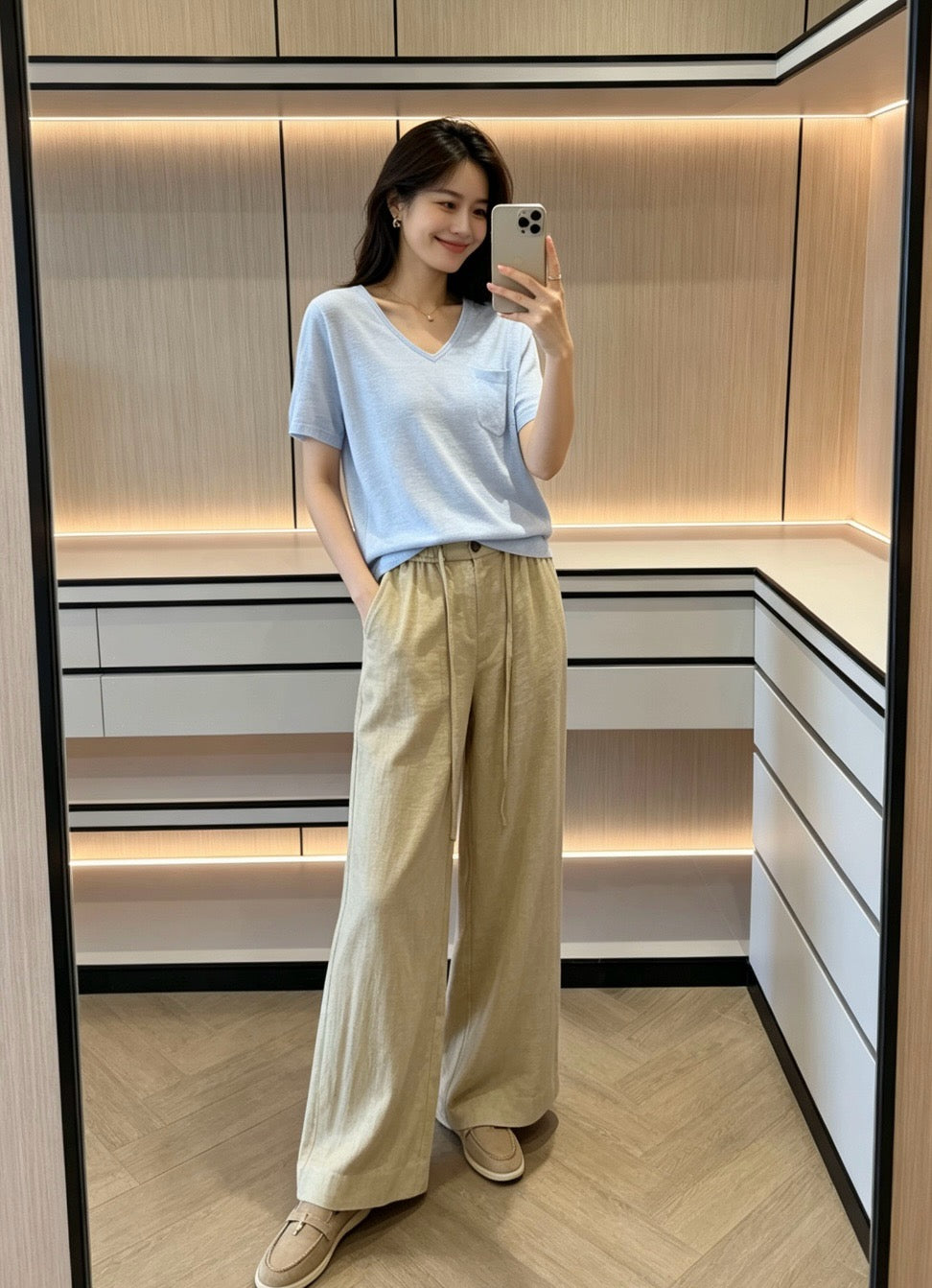 브루넬로 쿠치넬리 포켓 티셔츠
