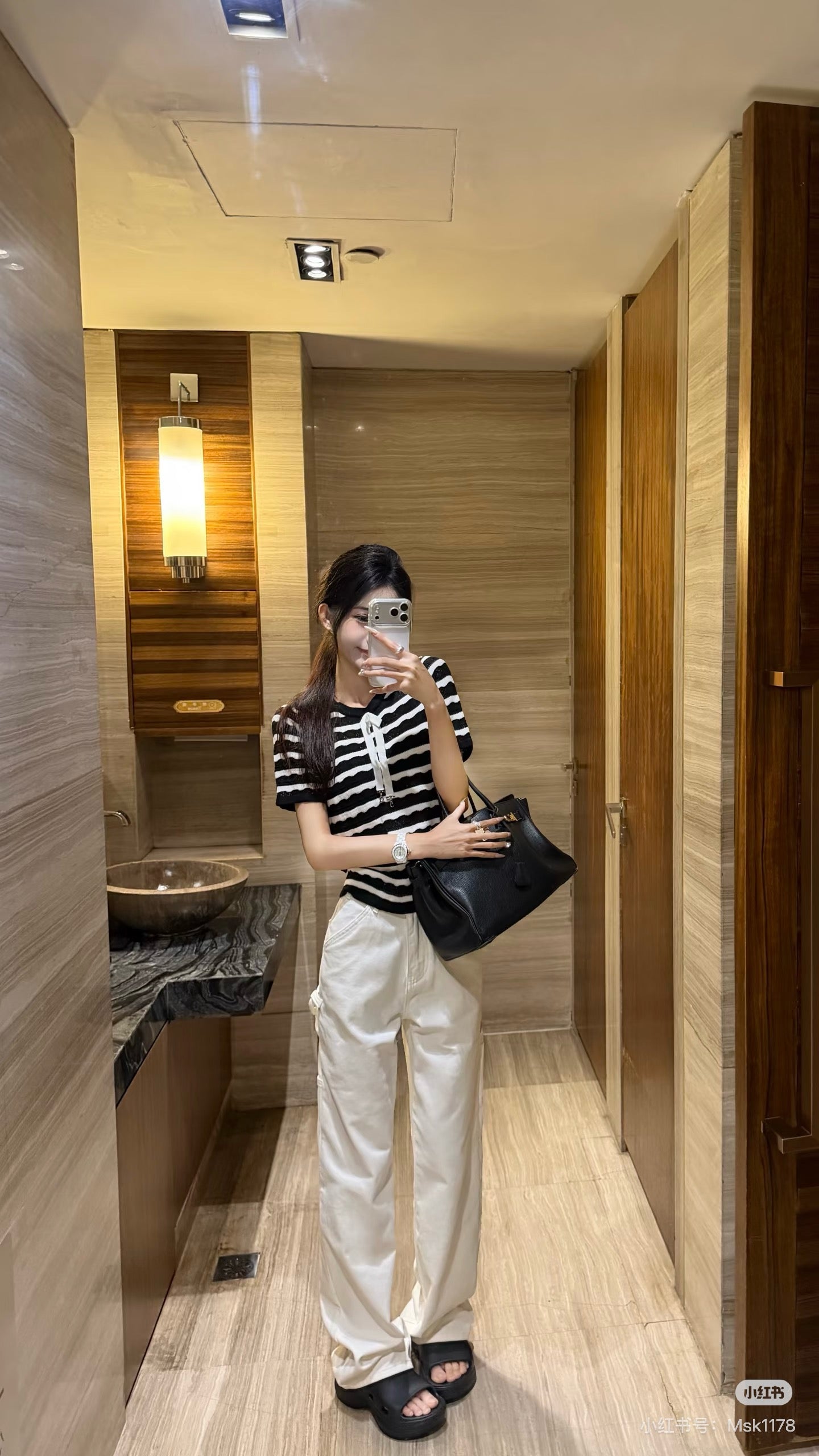 디올 마리니에르 반소매 스웨터