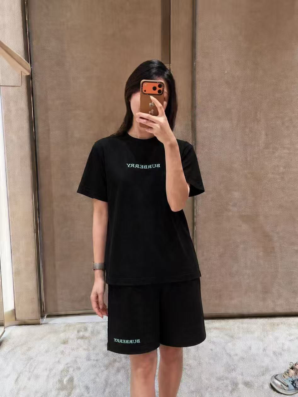 버버리 로고 코튼 쇼츠
