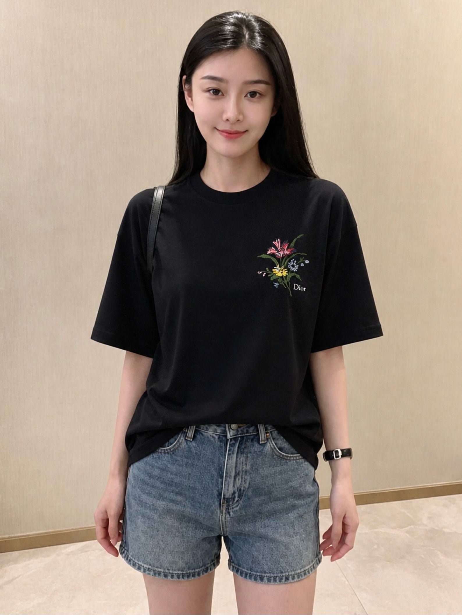 디올 시크릿 가든 모티브 티셔츠