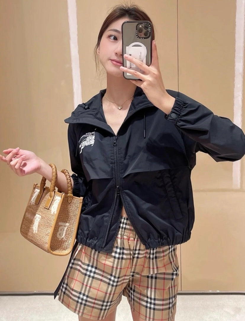 버버리 체크 코튼 쇼츠