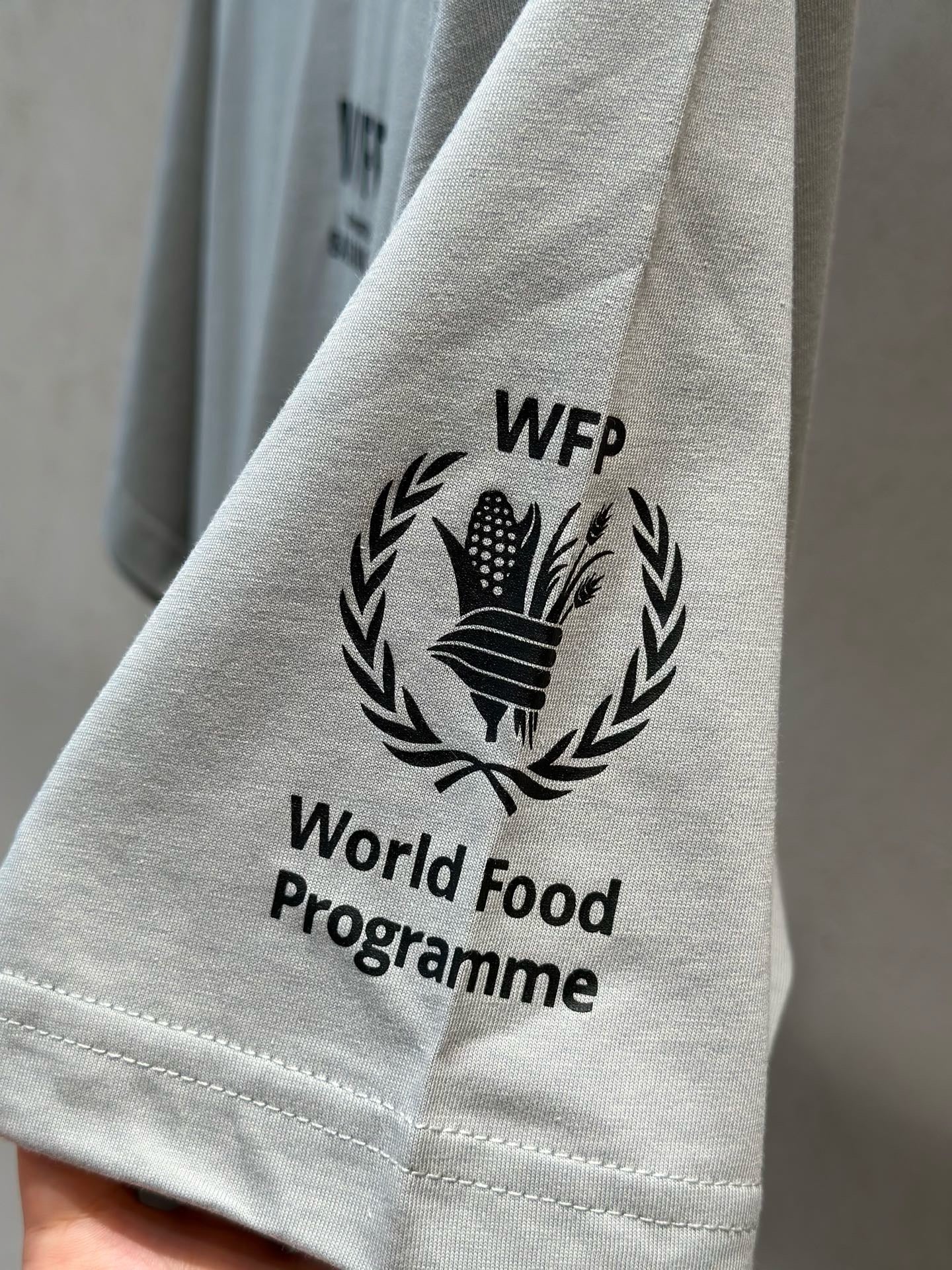 발렌시아가 백 미디엄 핏 WFP 티셔츠