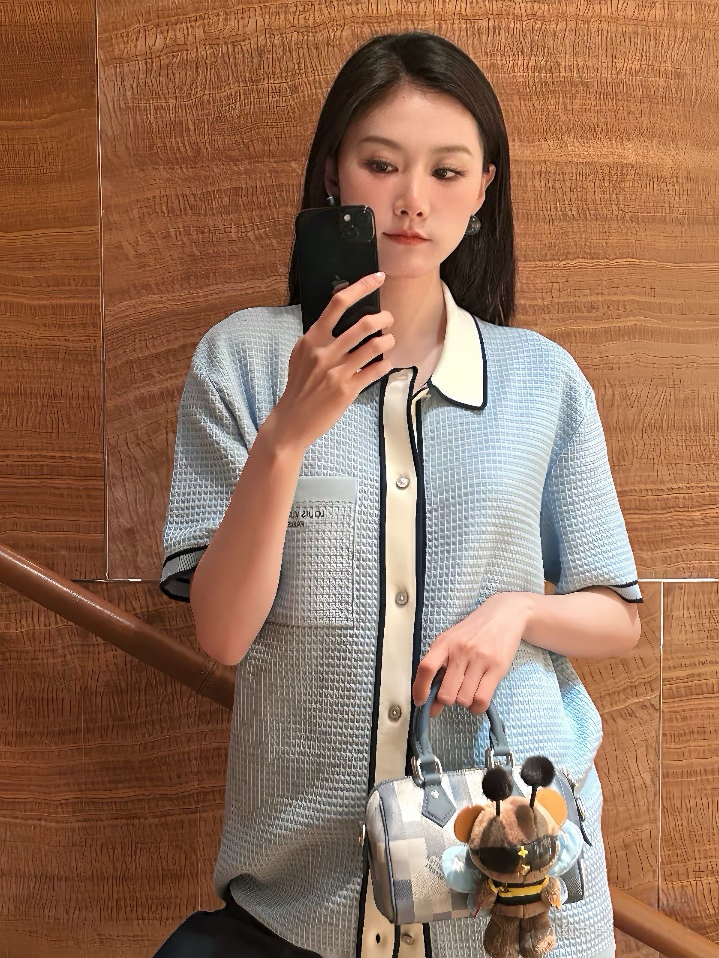 루이비통 와플 시그니처 쇼트 셔츠