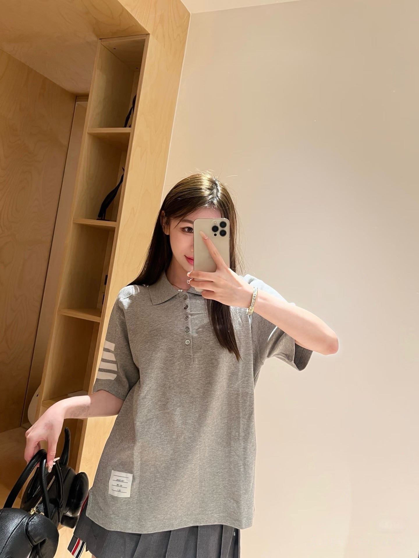 톰브라운 사선 숏슬리브