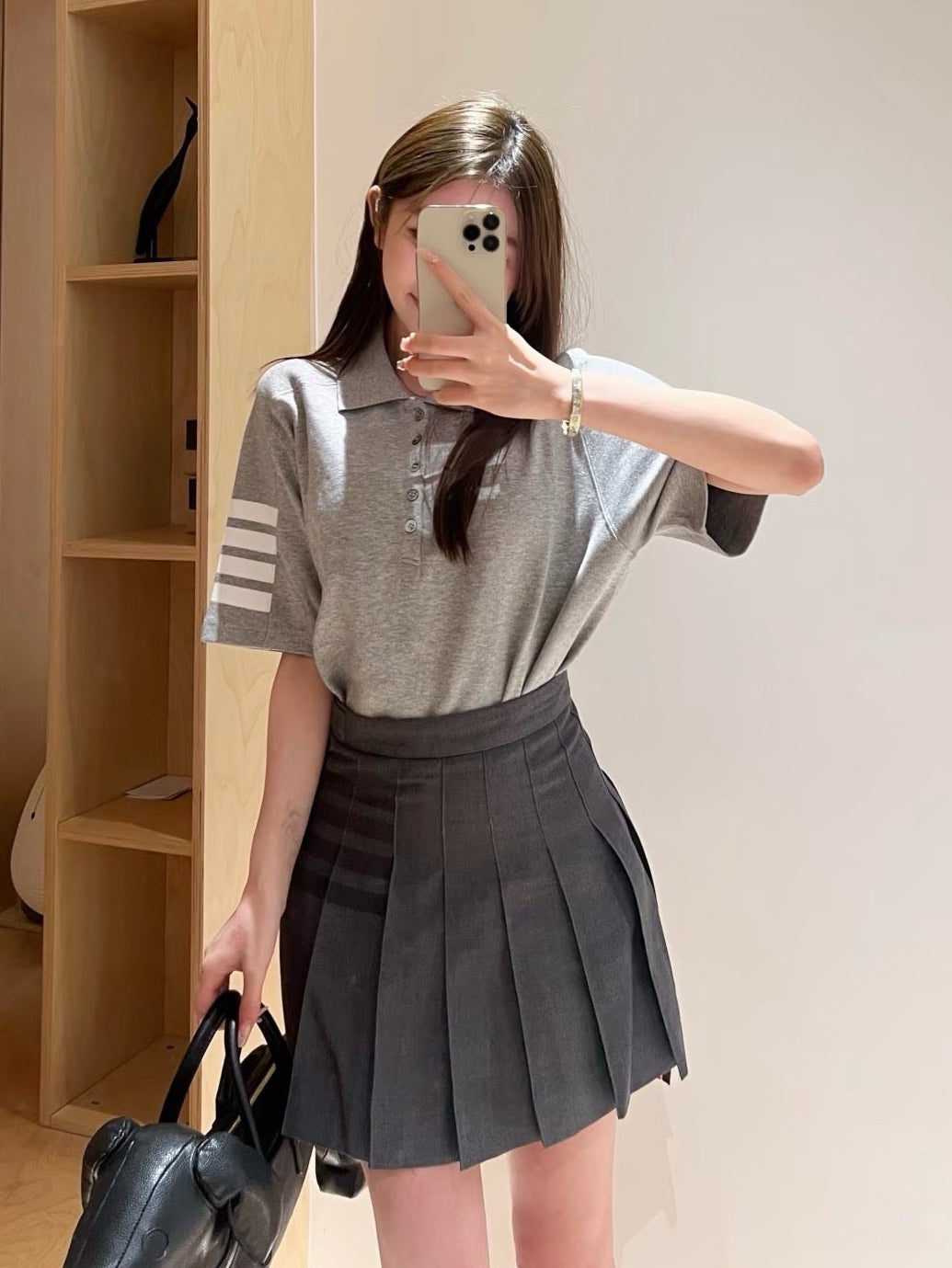 톰브라운 사선 숏슬리브
