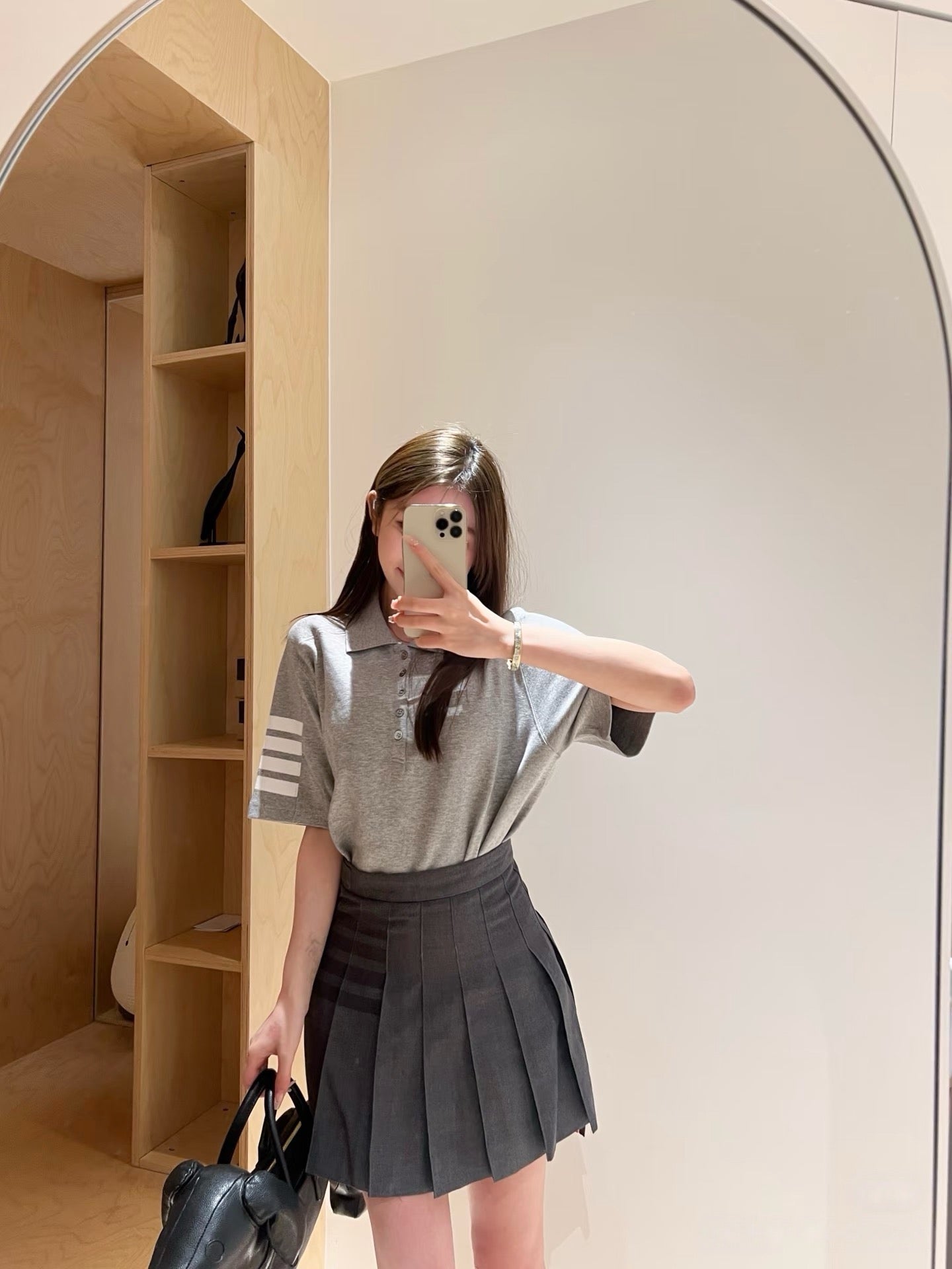 톰브라운 사선 숏슬리브