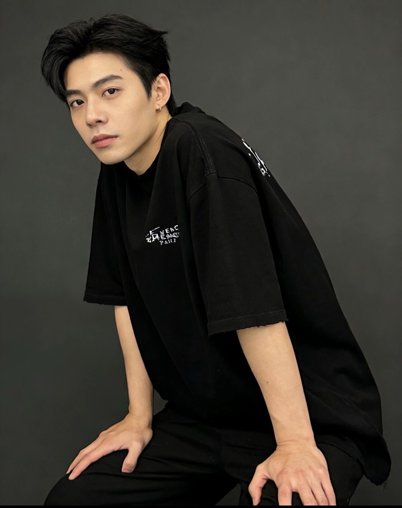지방시 스탬프 프린트 티셔츠