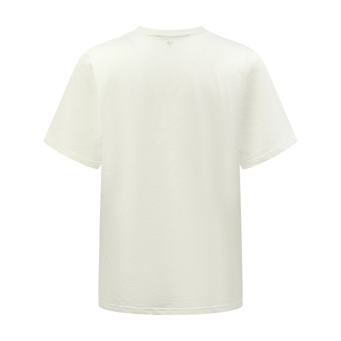 아미 스트라이프 프린트 패치 티셔츠