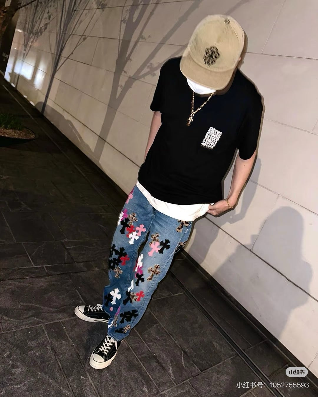 크롬하츠 멀티 로고 티셔츠