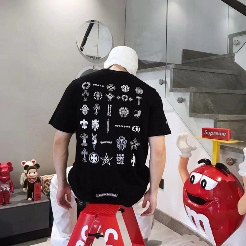 크롬하츠 멀티 로고 티셔츠