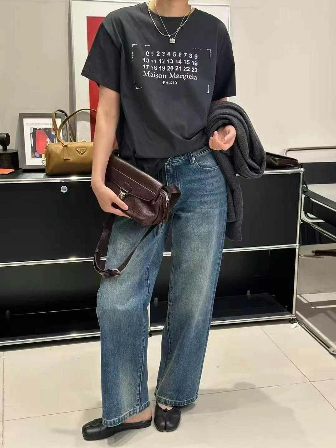 마르지엘라 넘버링 티셔츠