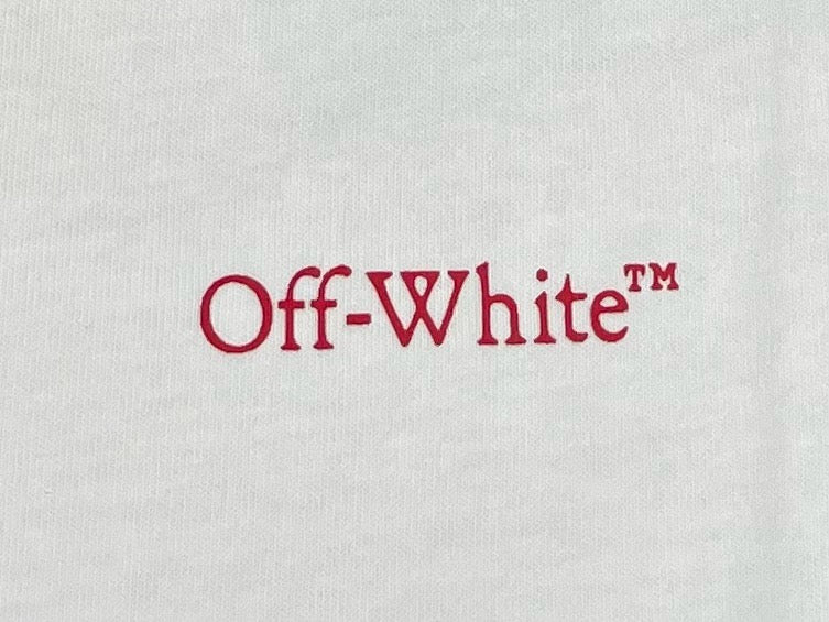 오프화이트 오버핏 카라바조 애로우 티셔츠