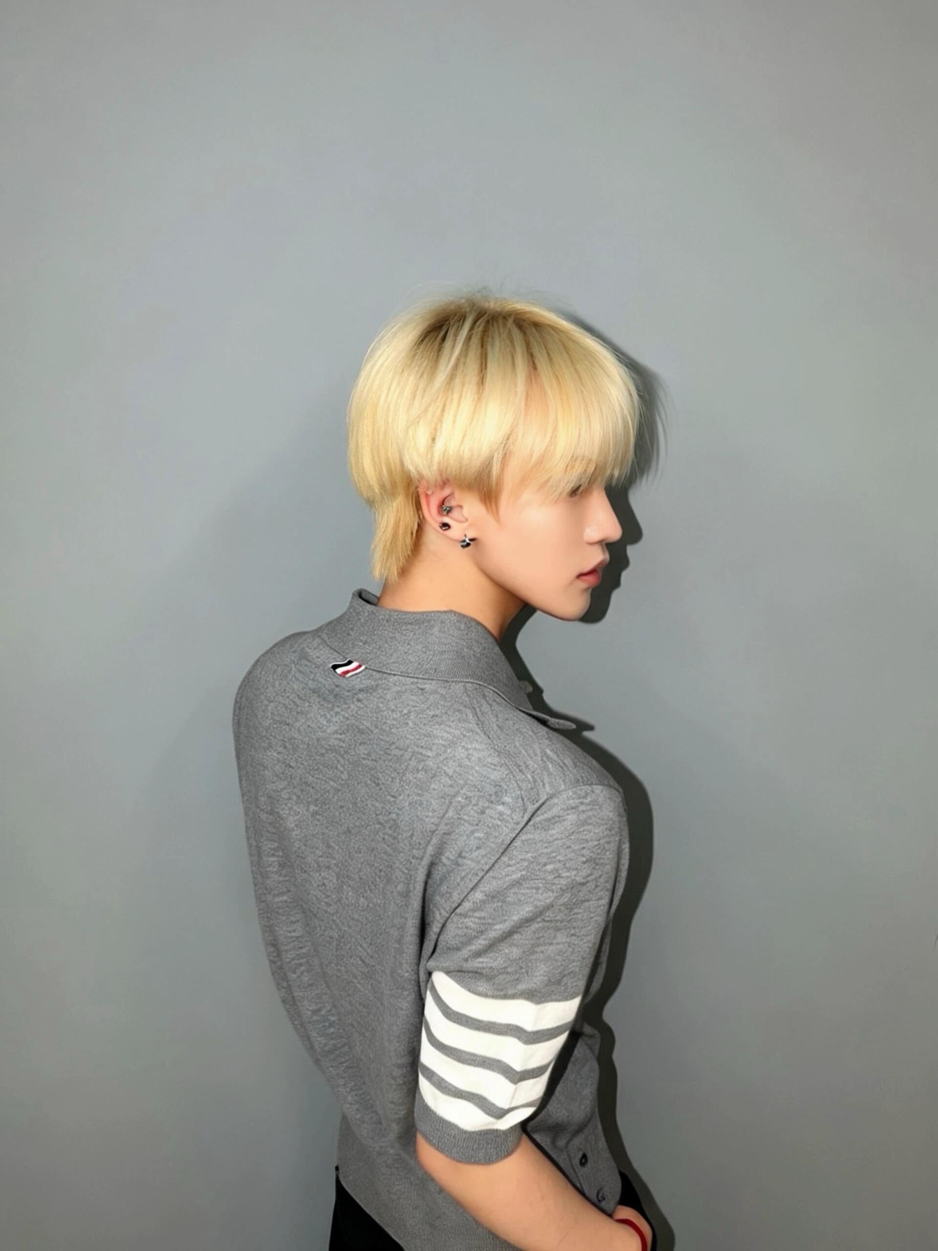 톰브라운 테니스 자수 폴로 티셔츠