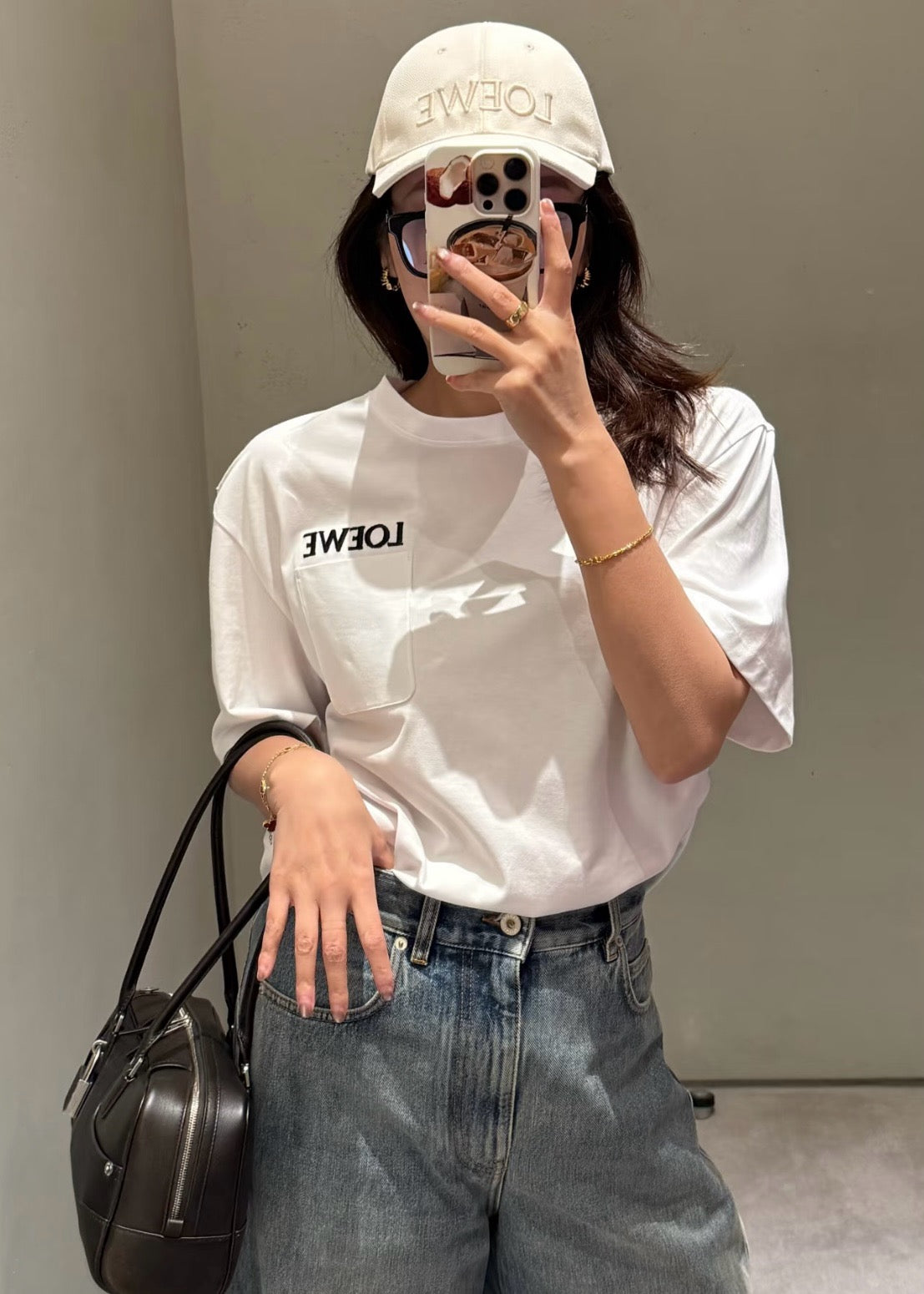 로에베 릴랙스 핏 티셔츠