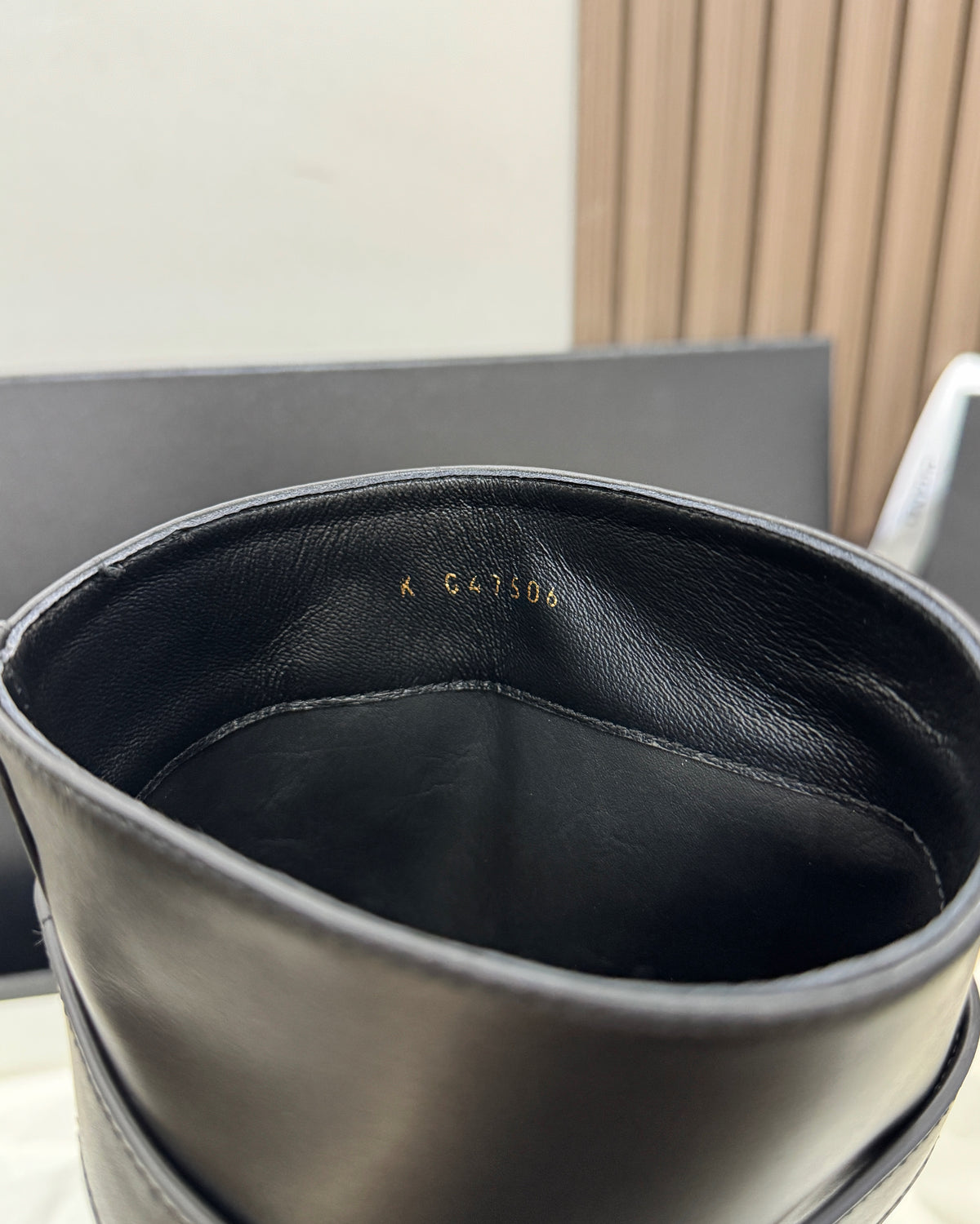 C 가을 겨울 CC 로고 하이 부츠