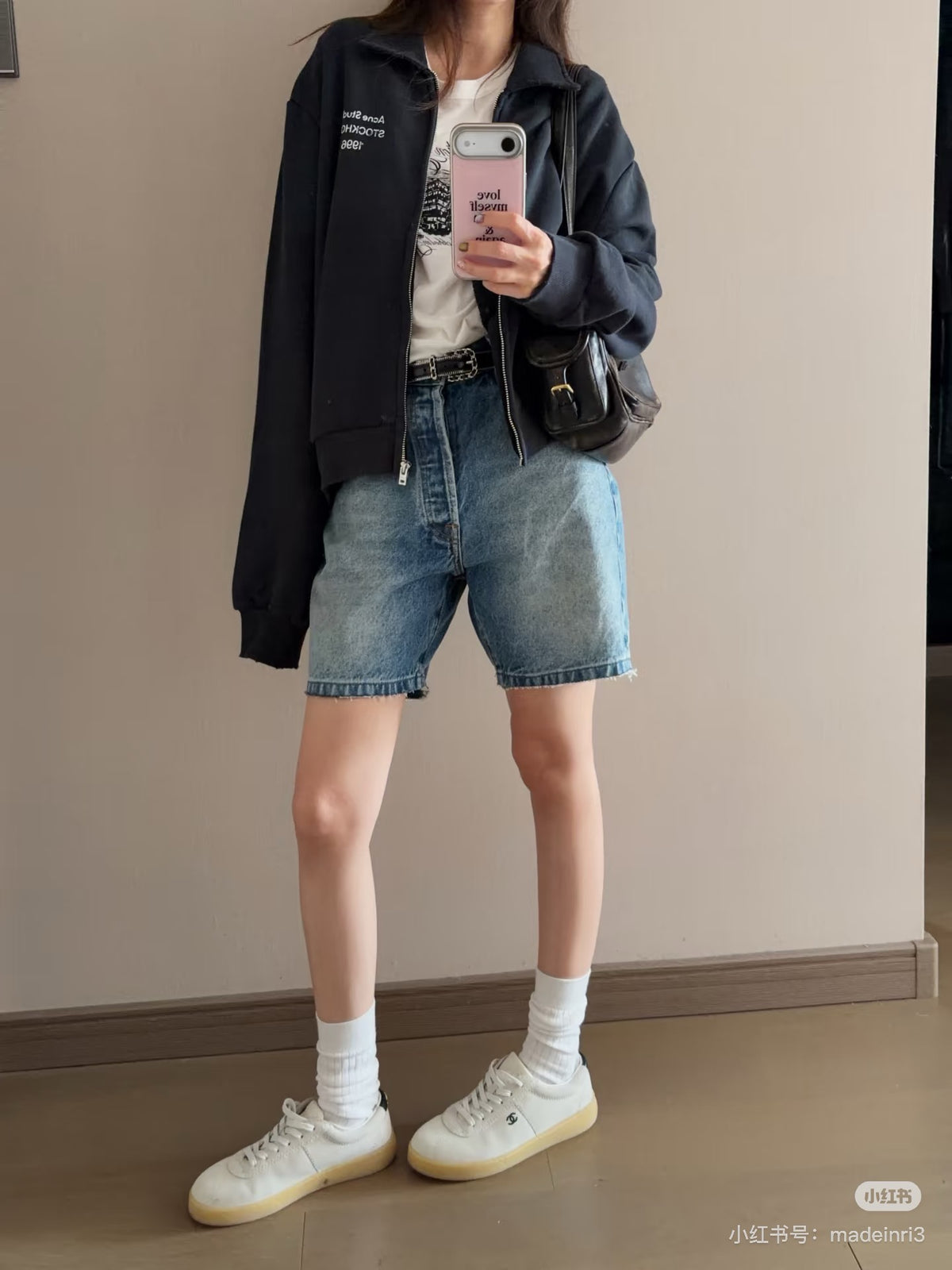 C 26 카프 스킨 스웨이드 스니커즈