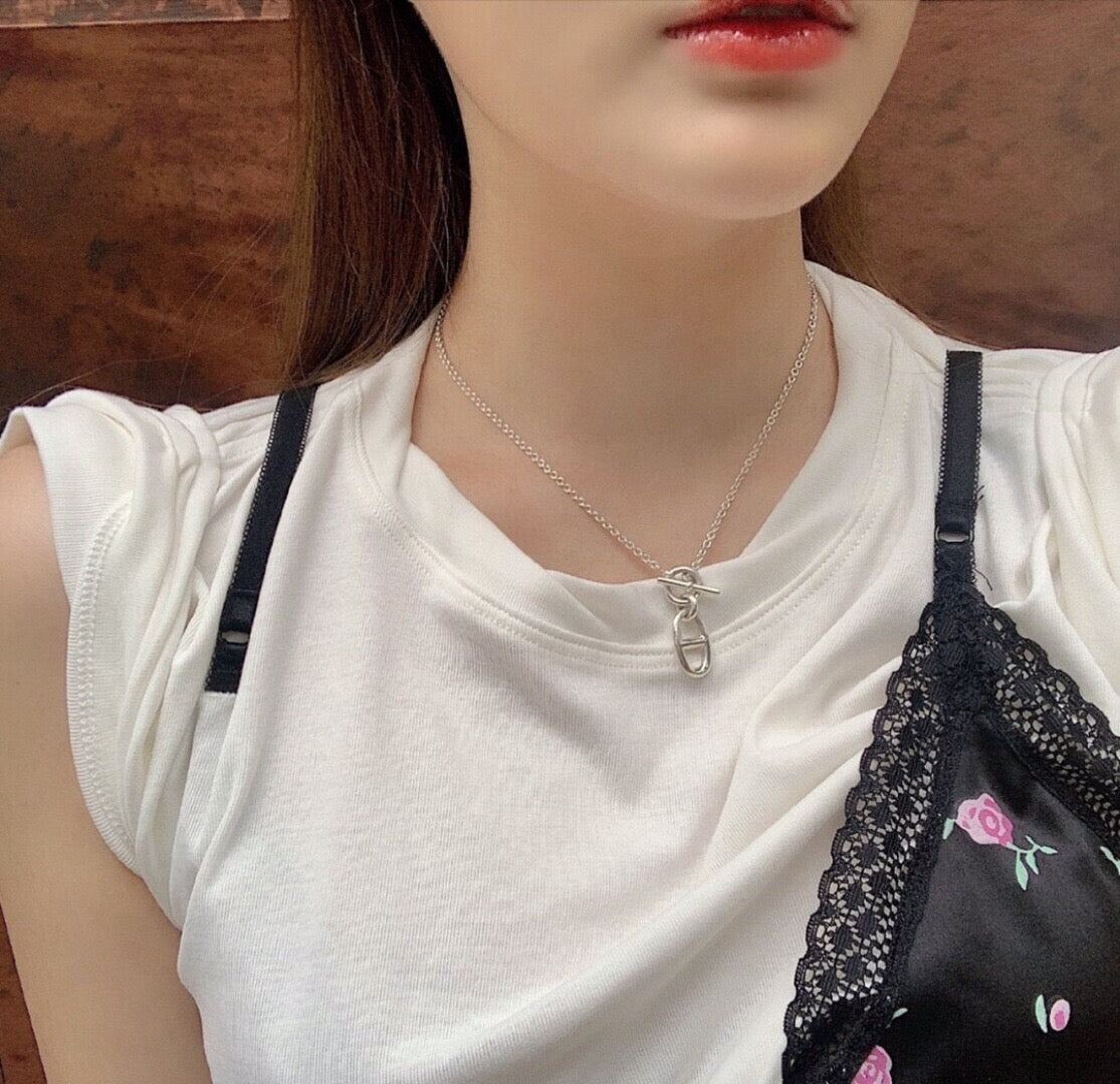 에르메스 샹달 펜던트 네크리스