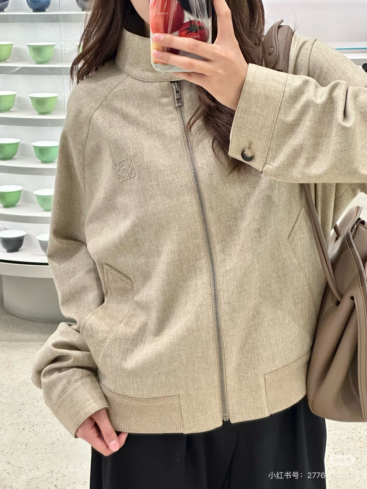 로에베 아나그램 울 트윌 자켓