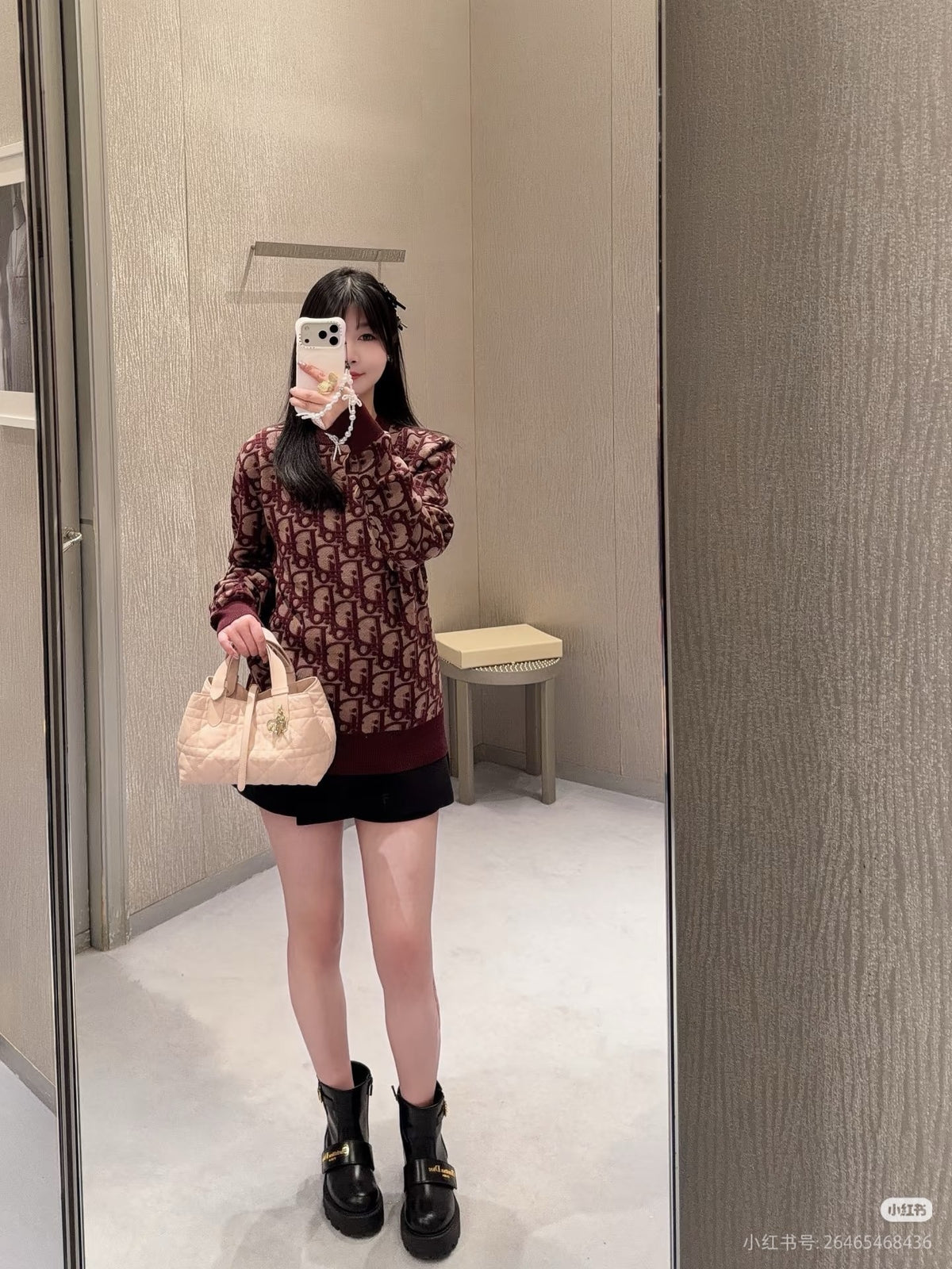 디올 오블리크 스웨터