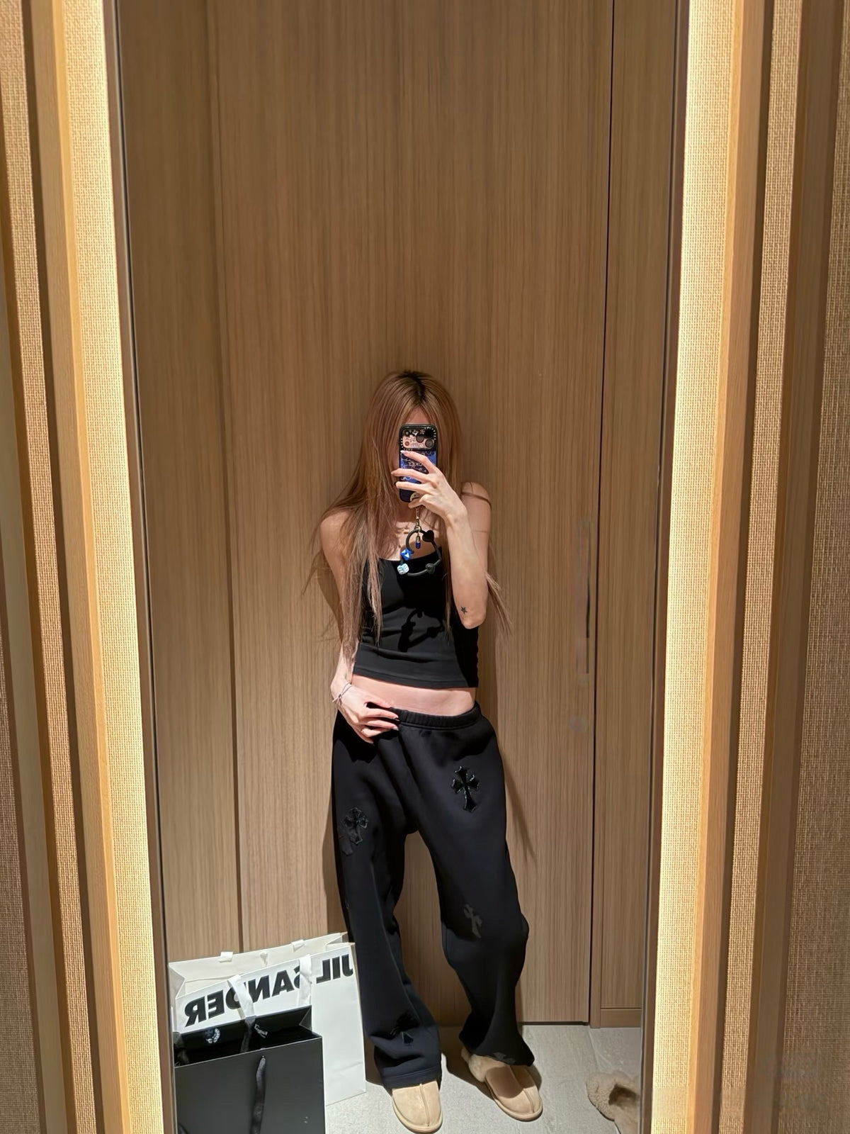 크롬하츠 멀티 패치 팬츠