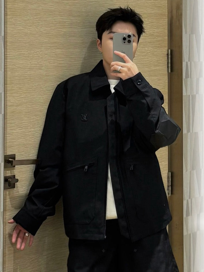 루이비통 코튼 립스톱 스태프 자켓