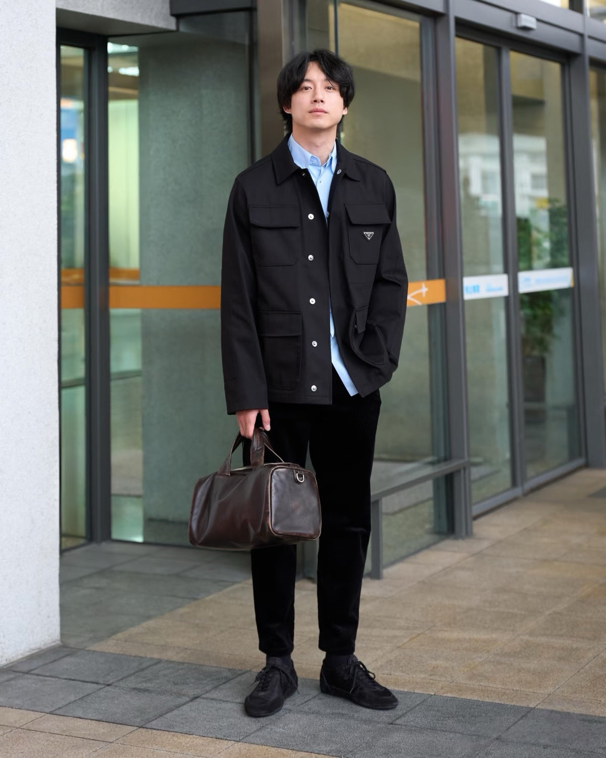 프라다 멀티포켓 셔츠 자켓