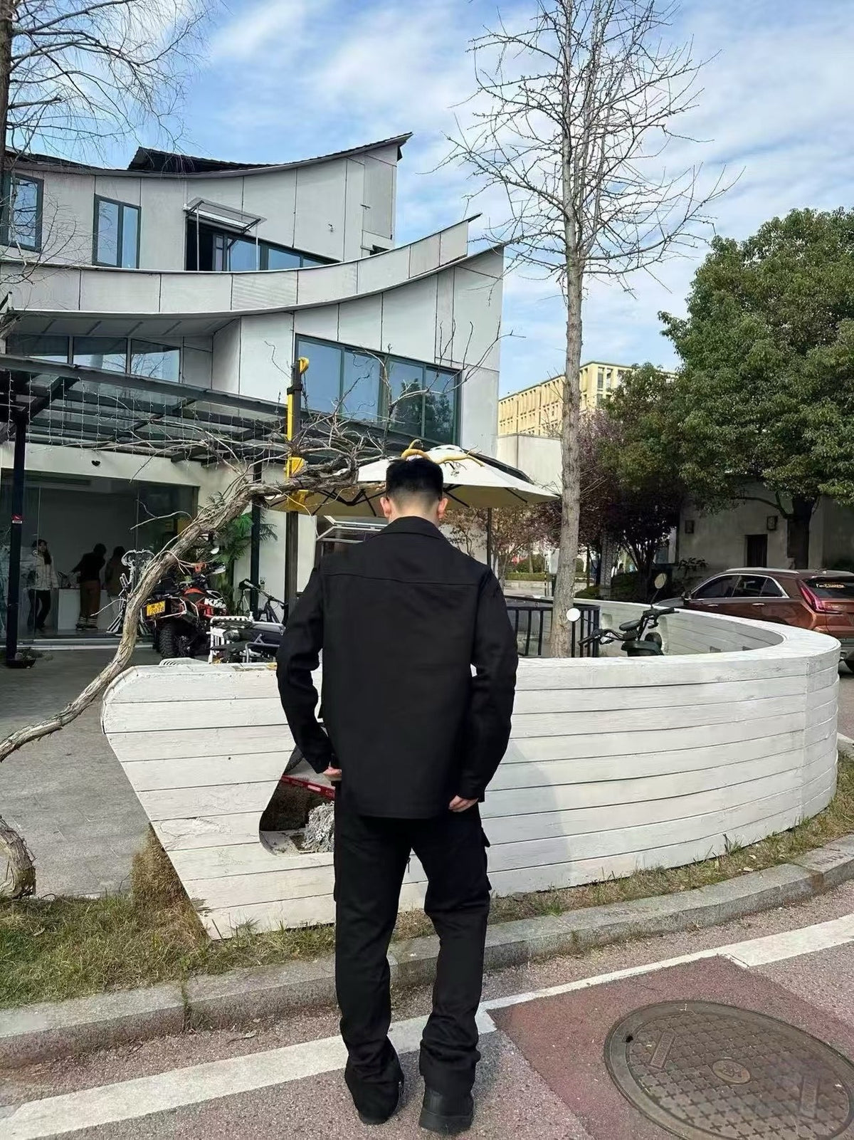 프라다 멀티포켓 셔츠 자켓