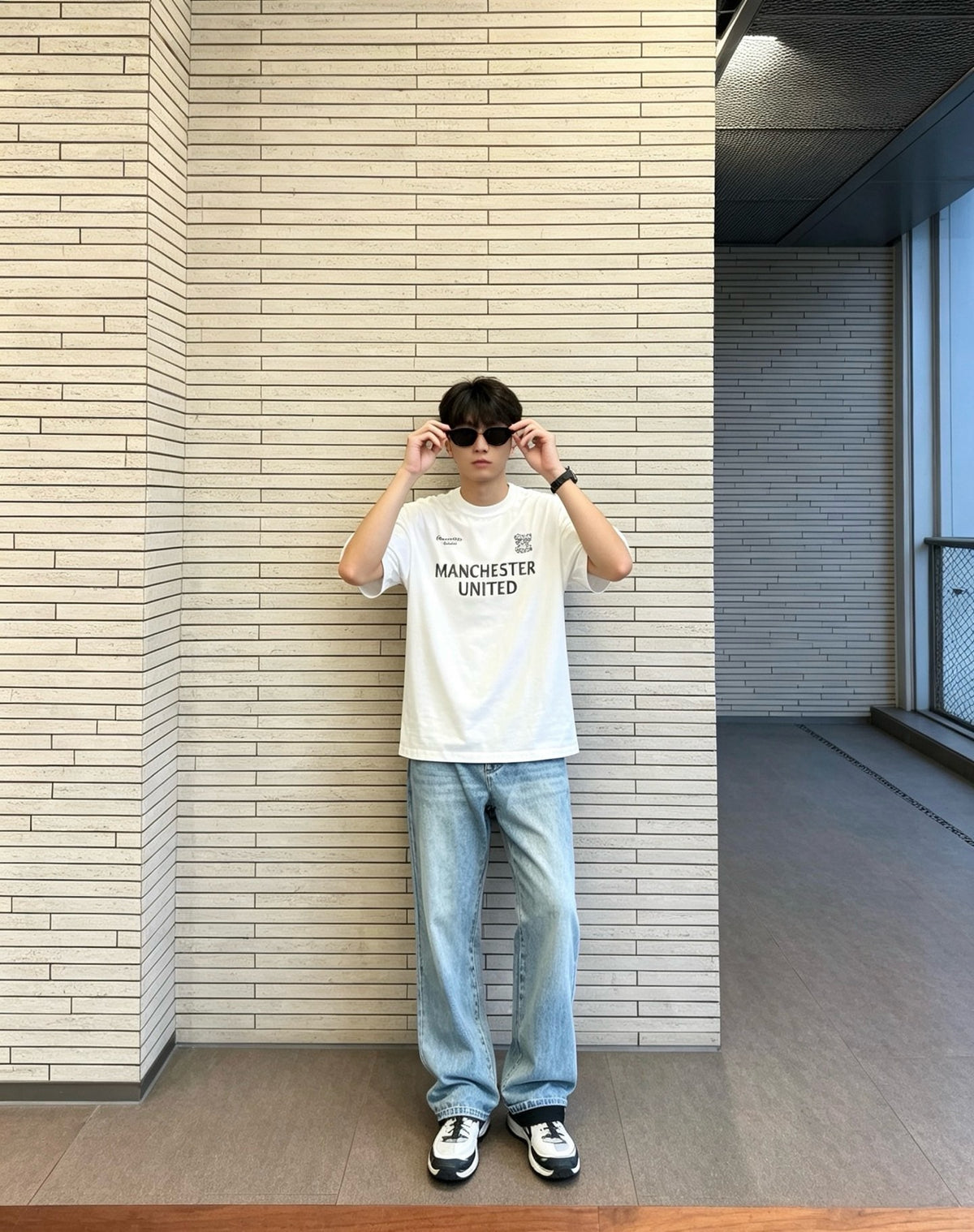 디올 퀄팅 데님 팬츠
