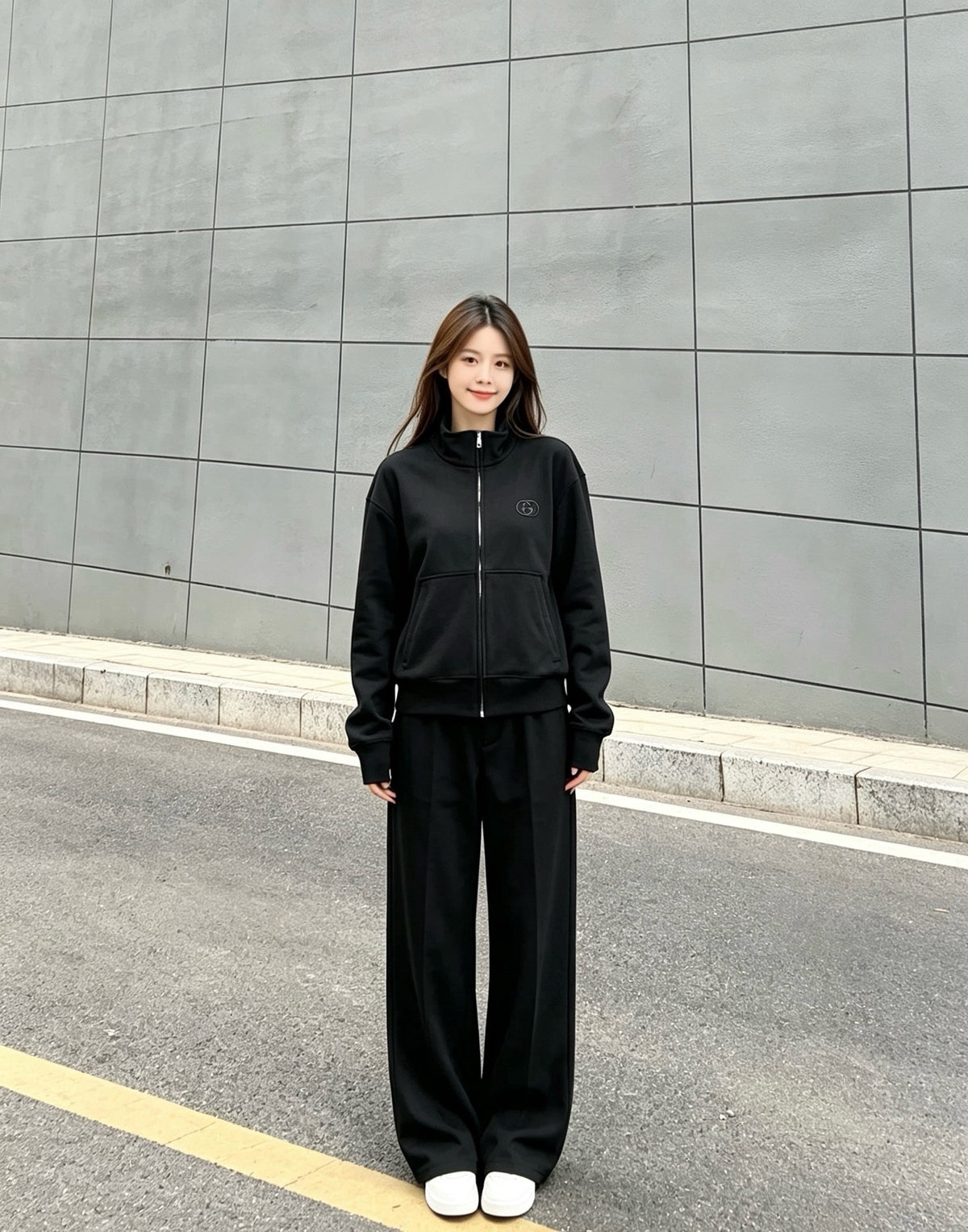 구찌 지퍼 스웨트 셔츠