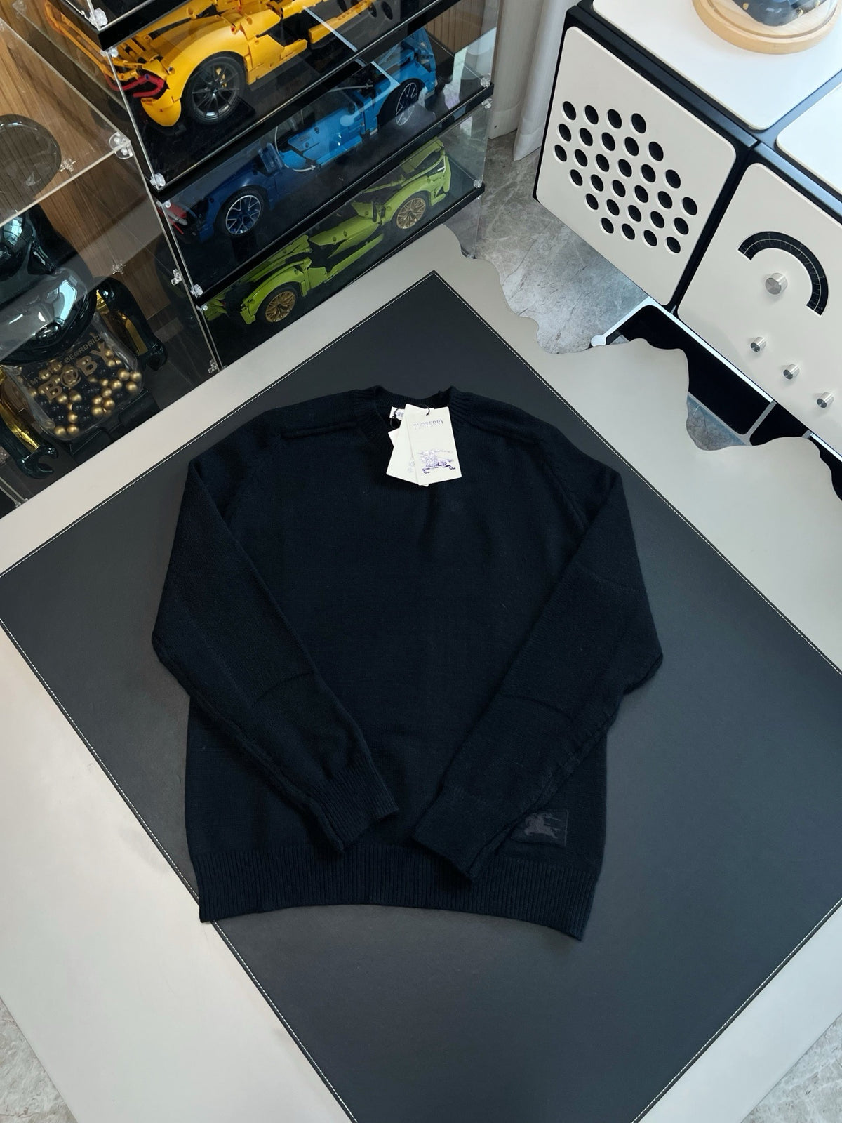 버버리 EKD 자카드 니트