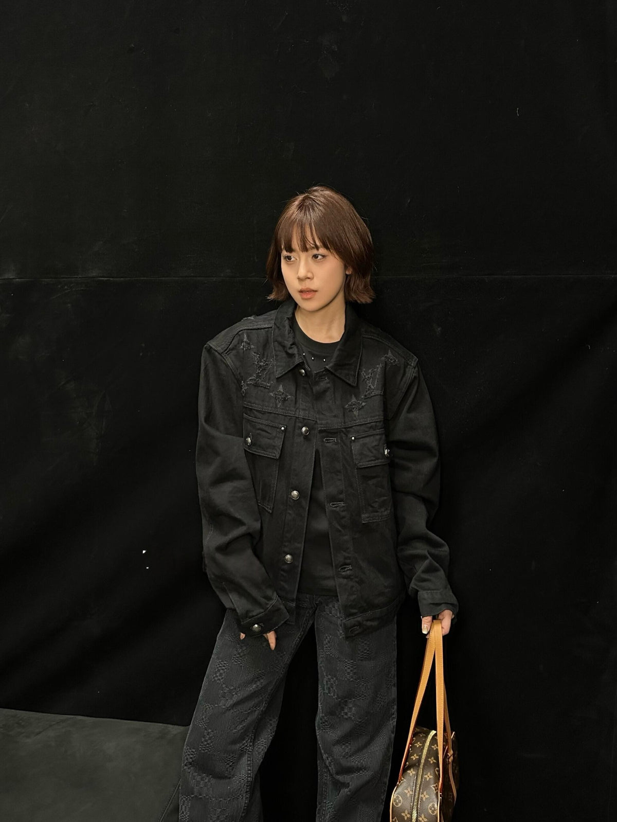 루이비통 모노그램 디스트로이 데님 트러커 자켓