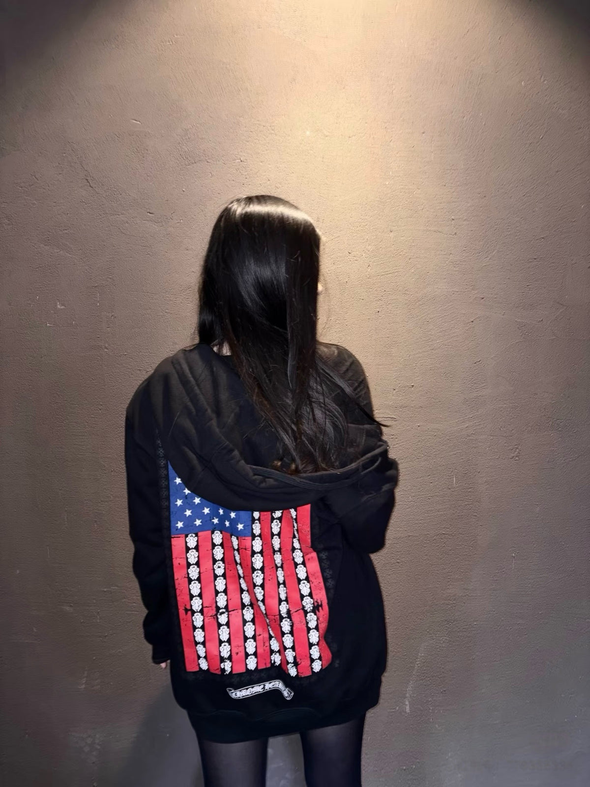 크롬하츠 USA 플래그 집업