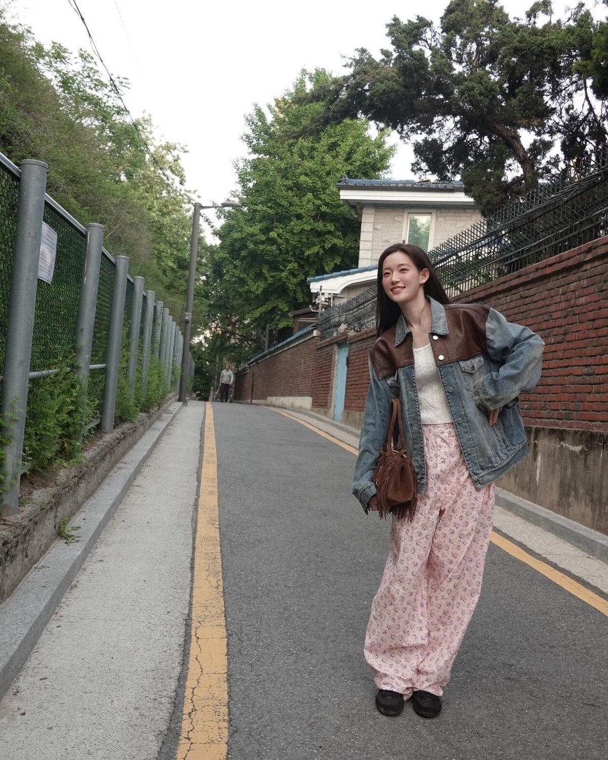 프라다 블리치 데님 오버사이즈 자켓