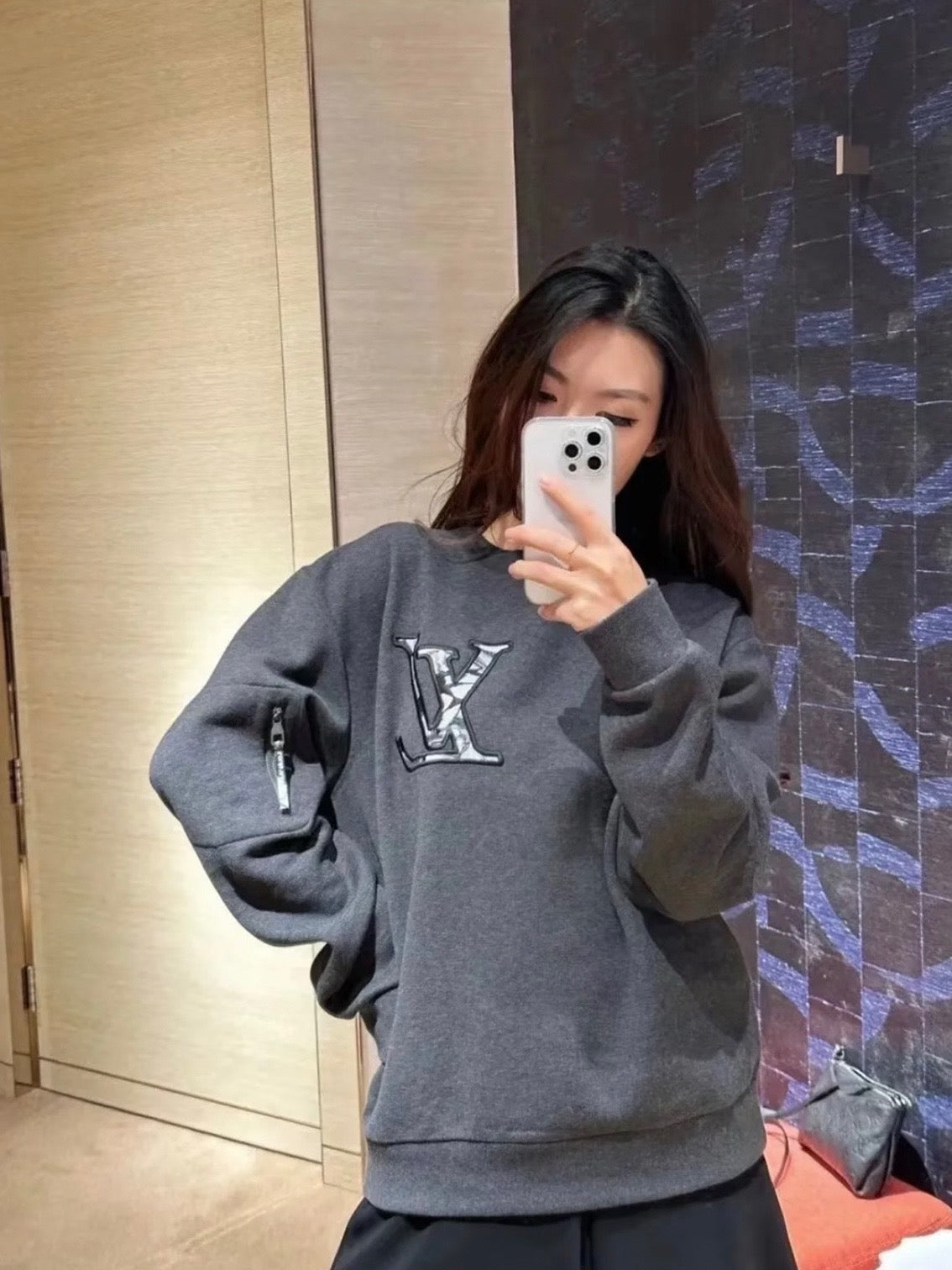 루이비통 스키 코튼 크루넥